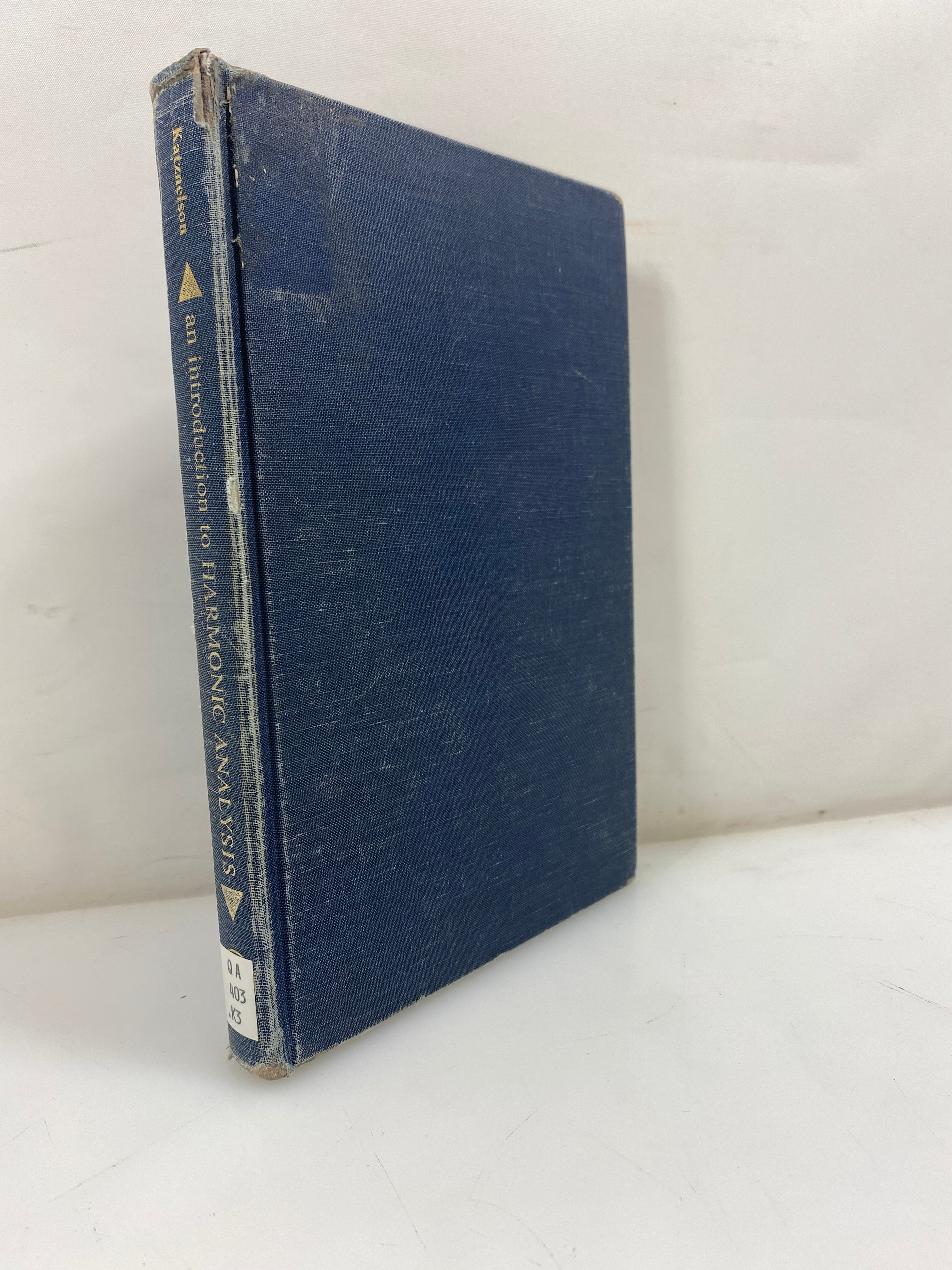 An Introduction to Harmonic Analysis by Katznelson Ex-library 1968 HC