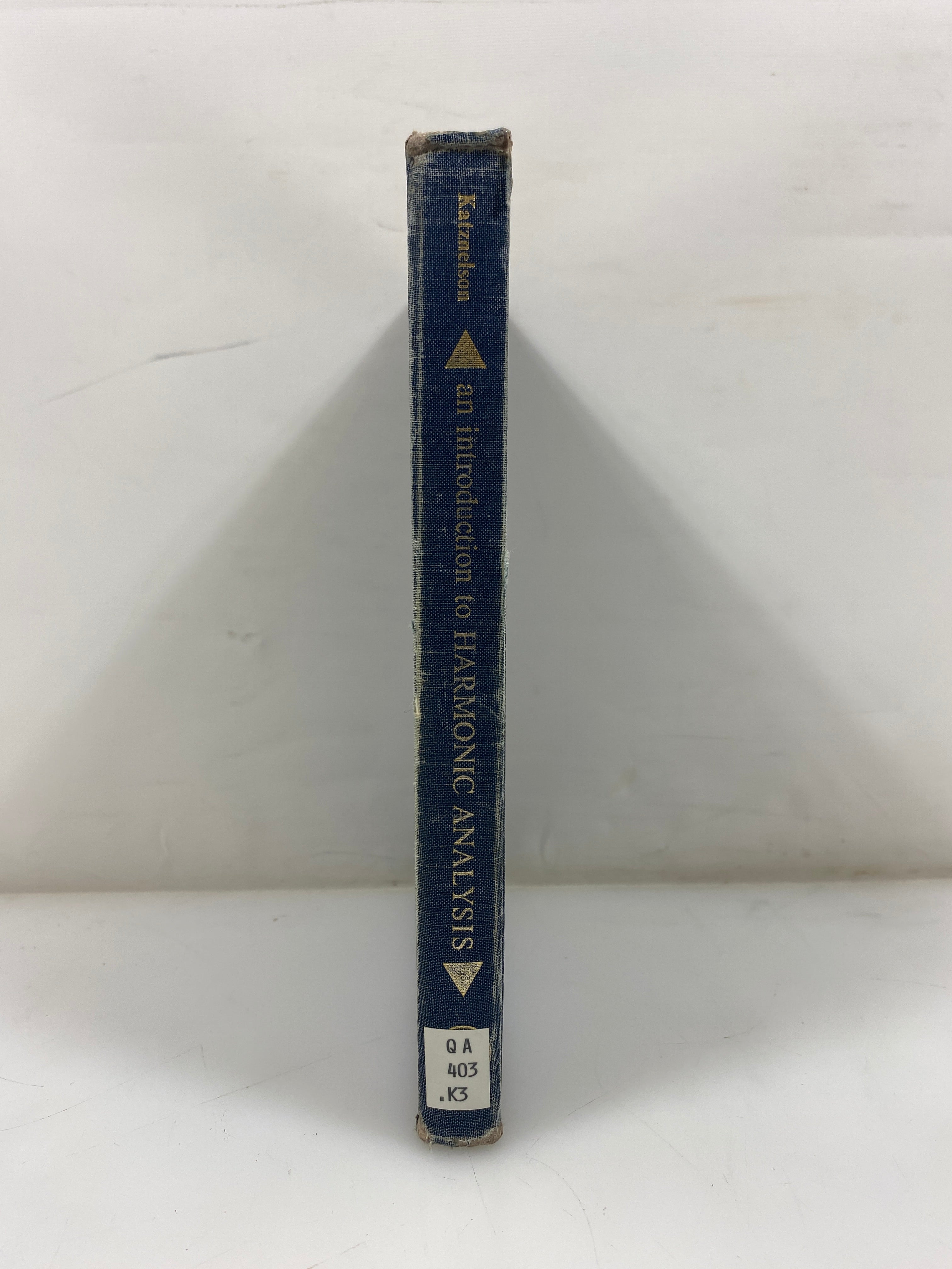 An Introduction to Harmonic Analysis by Katznelson Ex-library 1968 HC