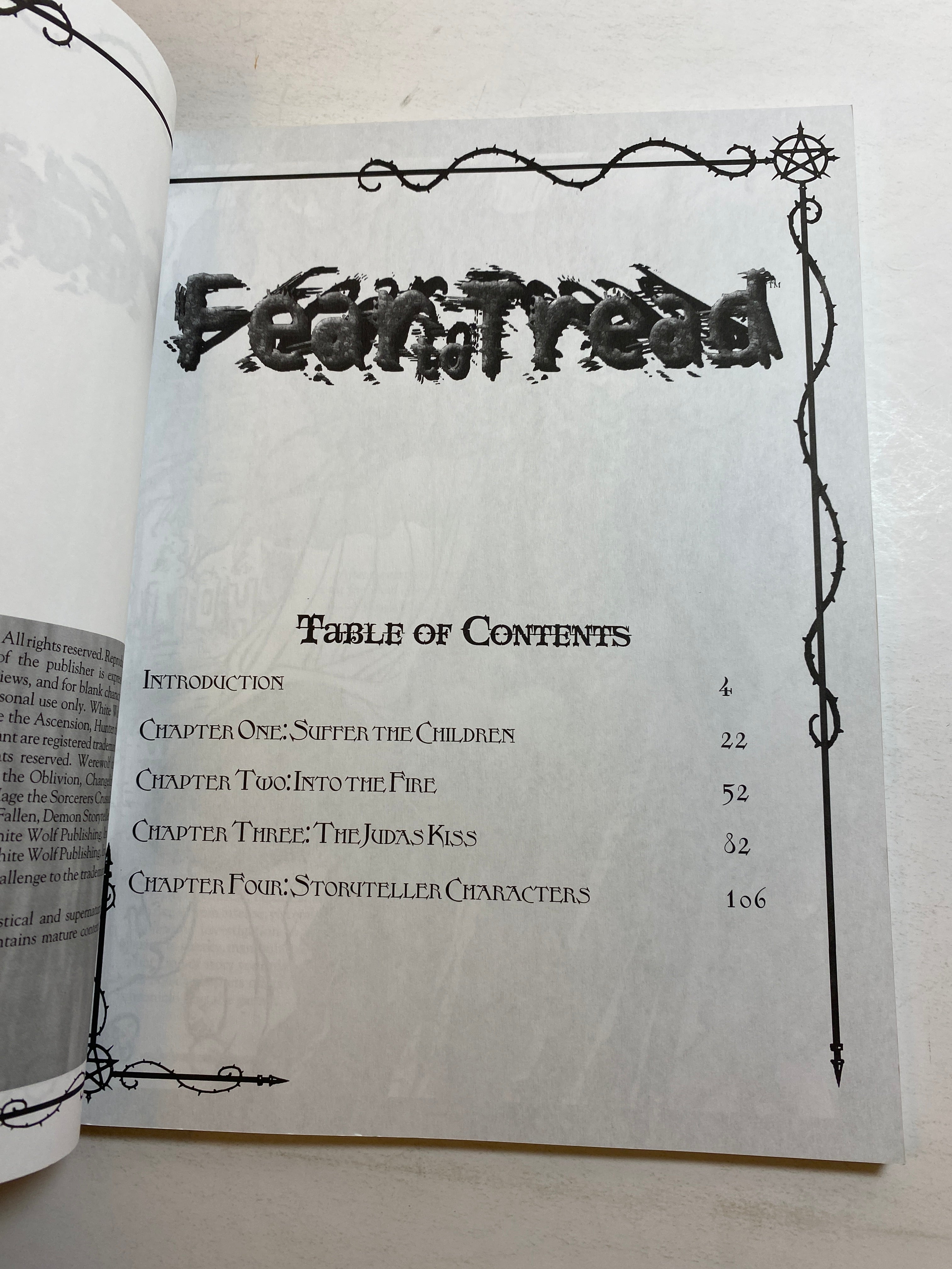 Fear to Tread Demon: The Fallen RPG Source Book 2003