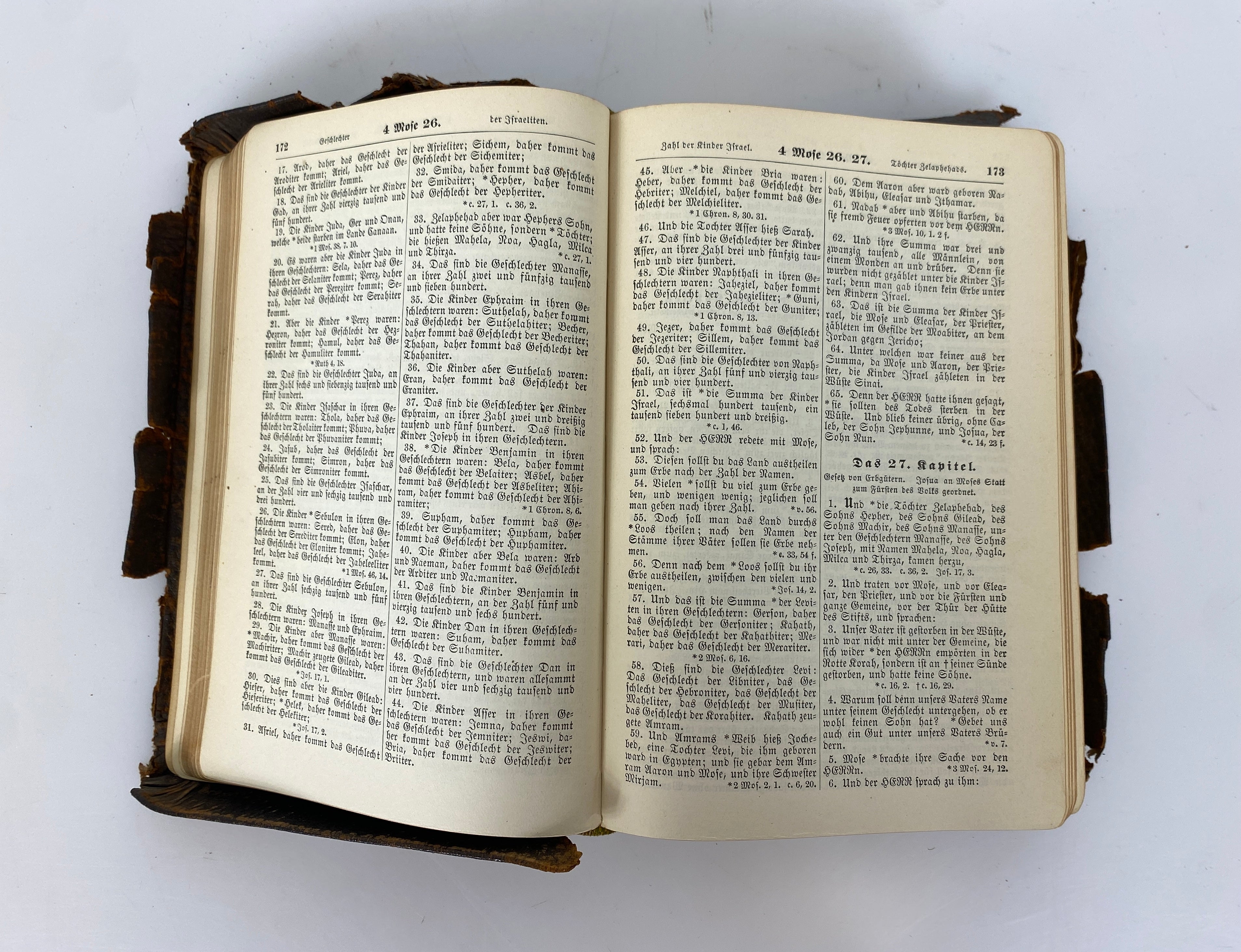 Antique German Language Bible 1907 "Die Bibel" Concordia Leather Bound