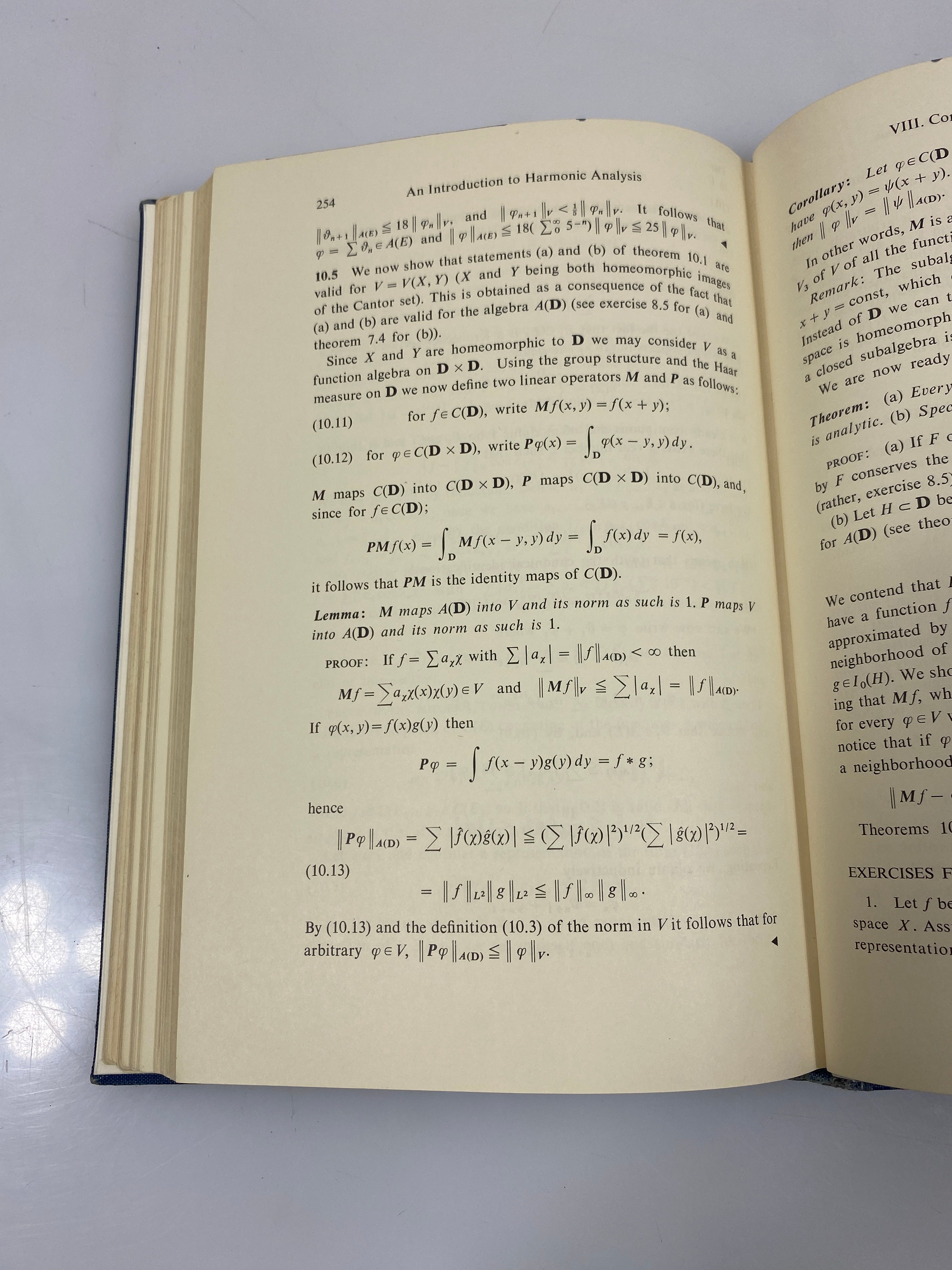 An Introduction to Harmonic Analysis by Katznelson Ex-library 1968 HC