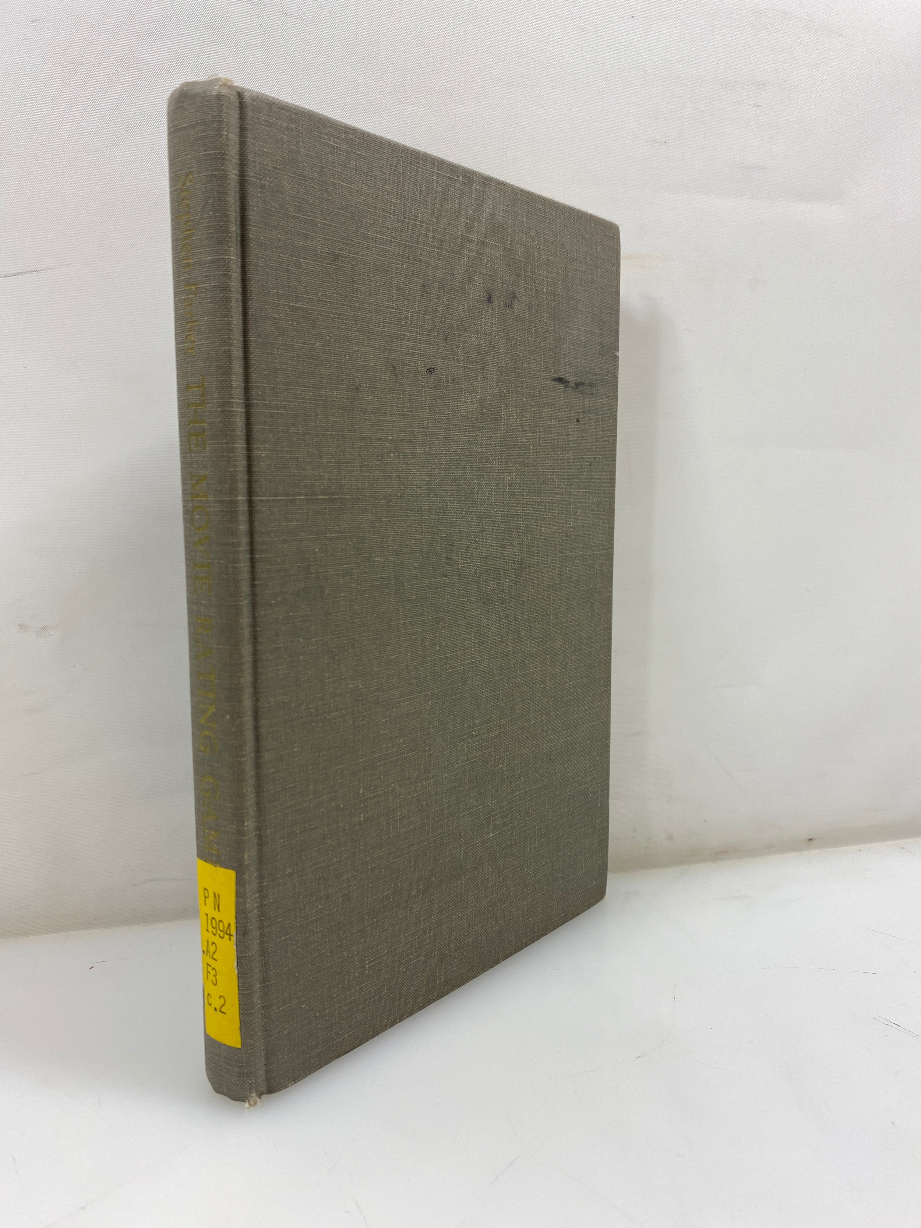 The Movie Rating Game by Farber Ex-library 1972 HC