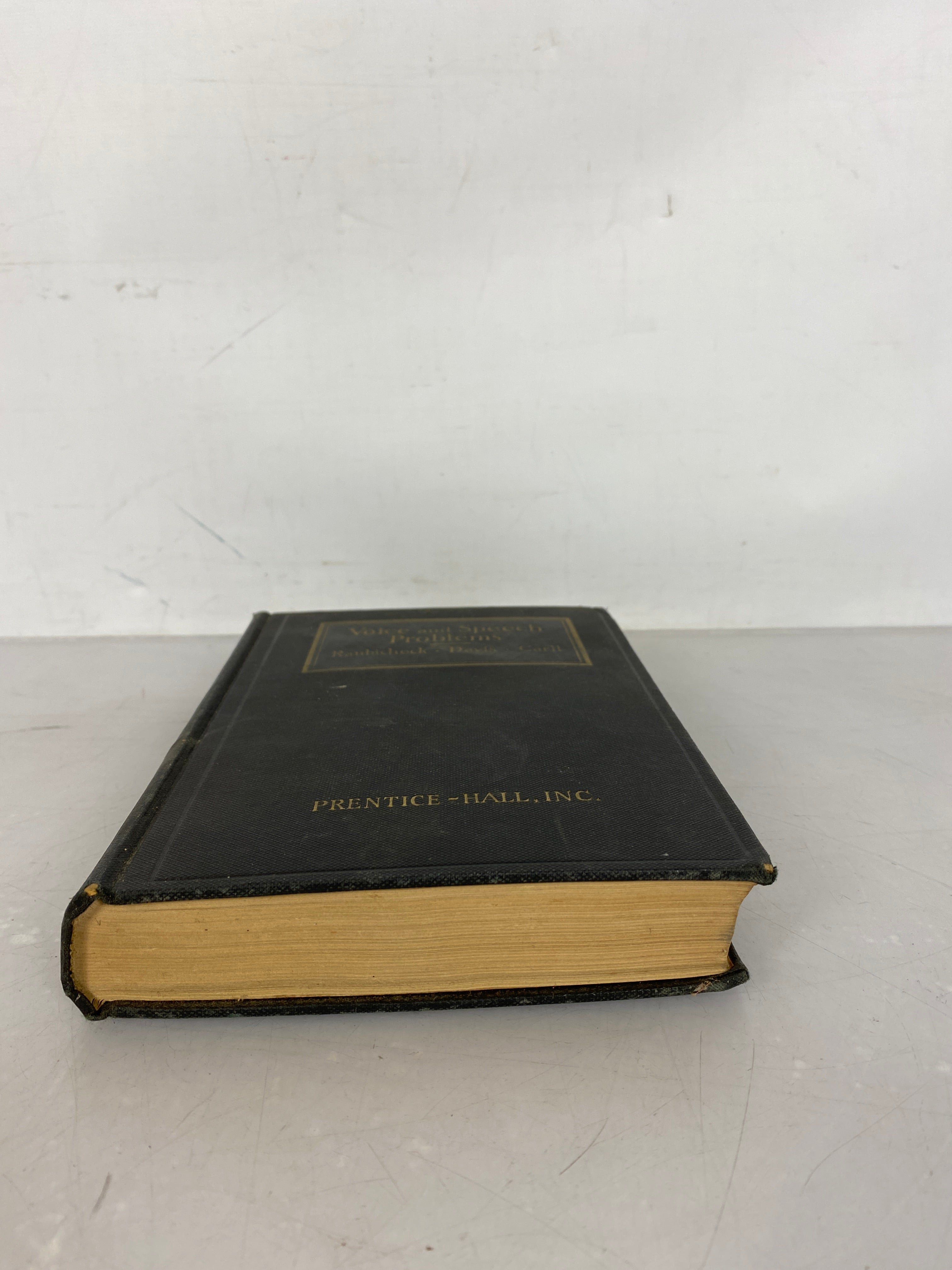 Voice and Speech Problems by Raubicheck, Davis, and Carll 1937 HC