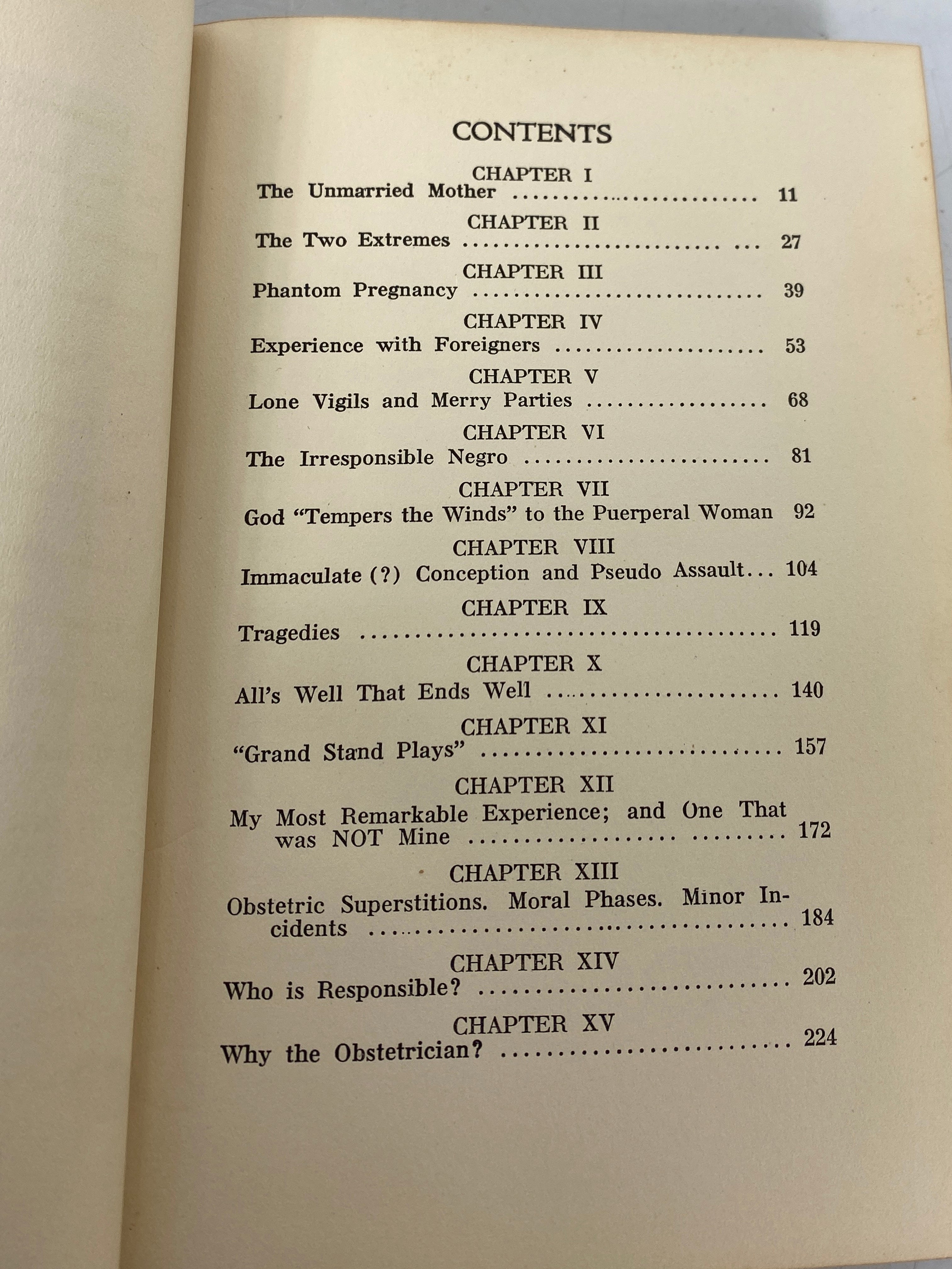 Some of the Humor and Pathos of Obstetrics H.D. Fair 1924 2nd Ed Antique HC