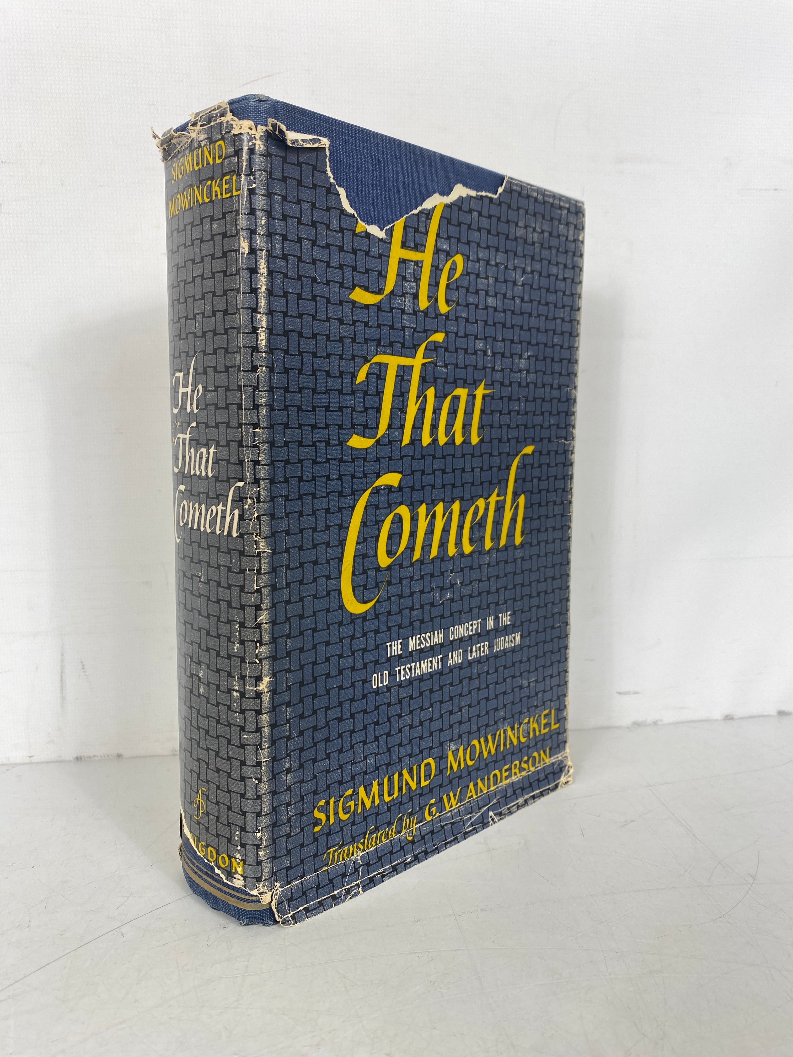 He That Cometh Mowinckel/Anderson American Edition HC DJ