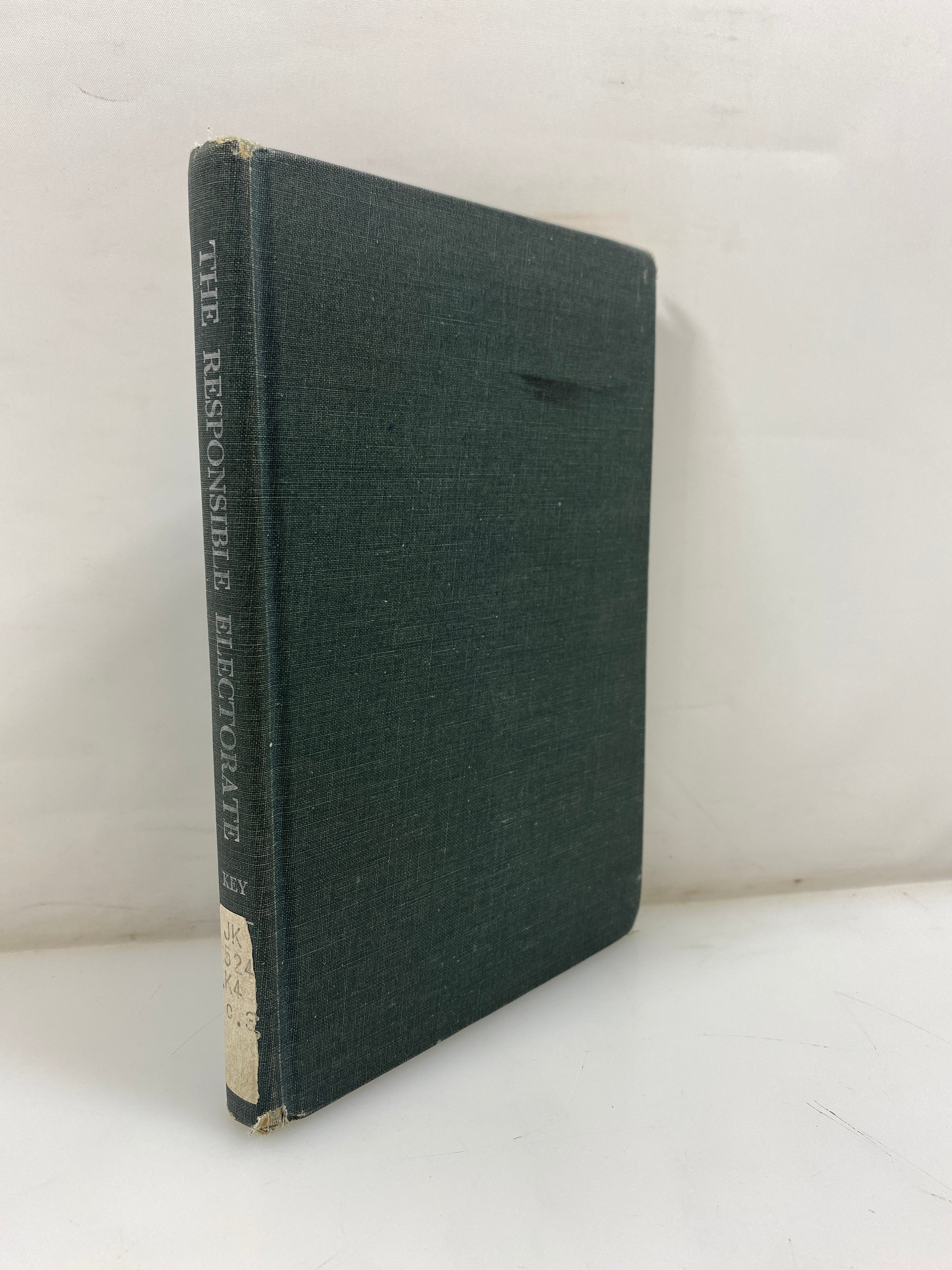 The Responsible Electorate by Key Jr. Ex-library 1966 HC