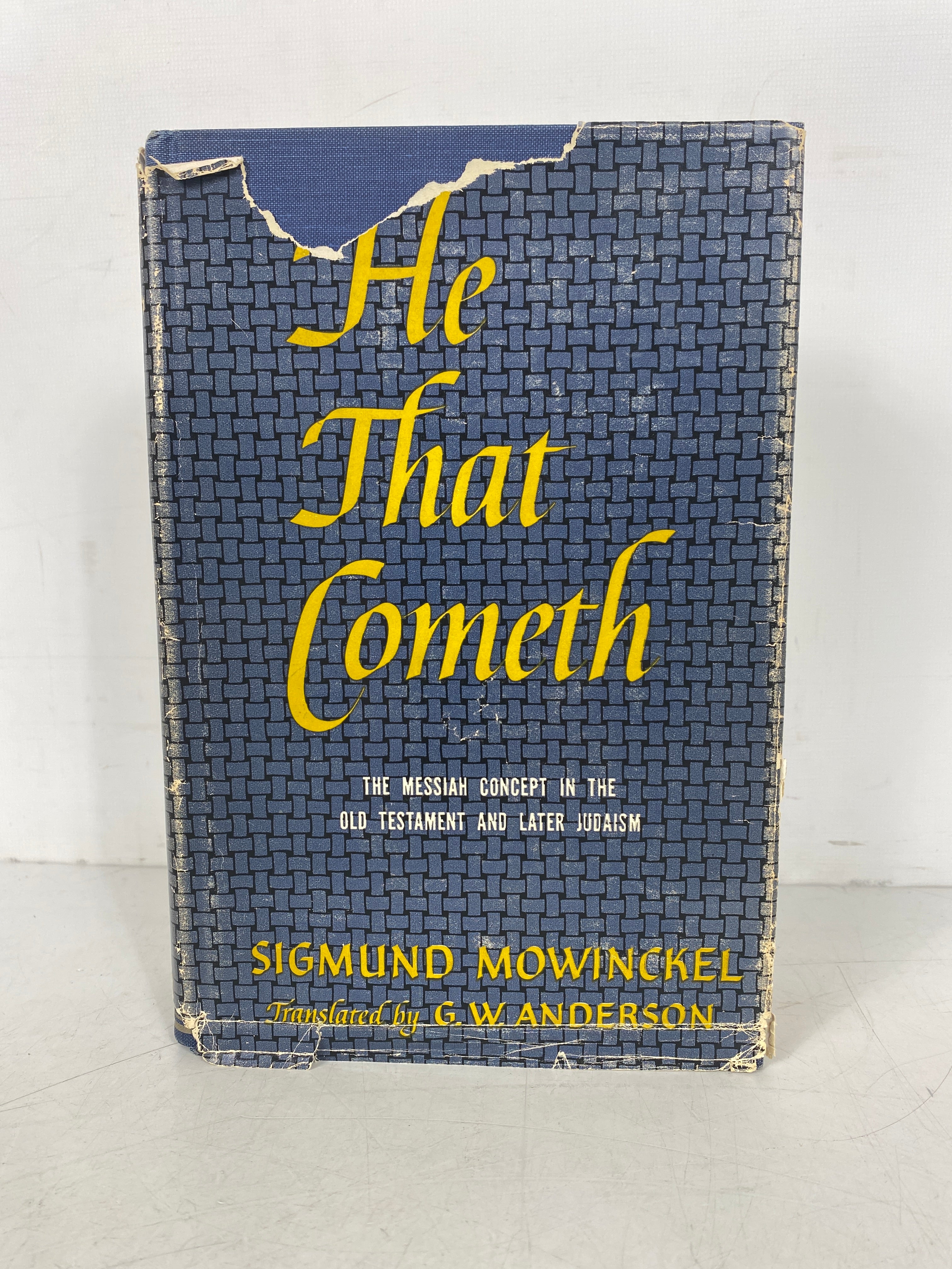 He That Cometh Mowinckel/Anderson American Edition HC DJ