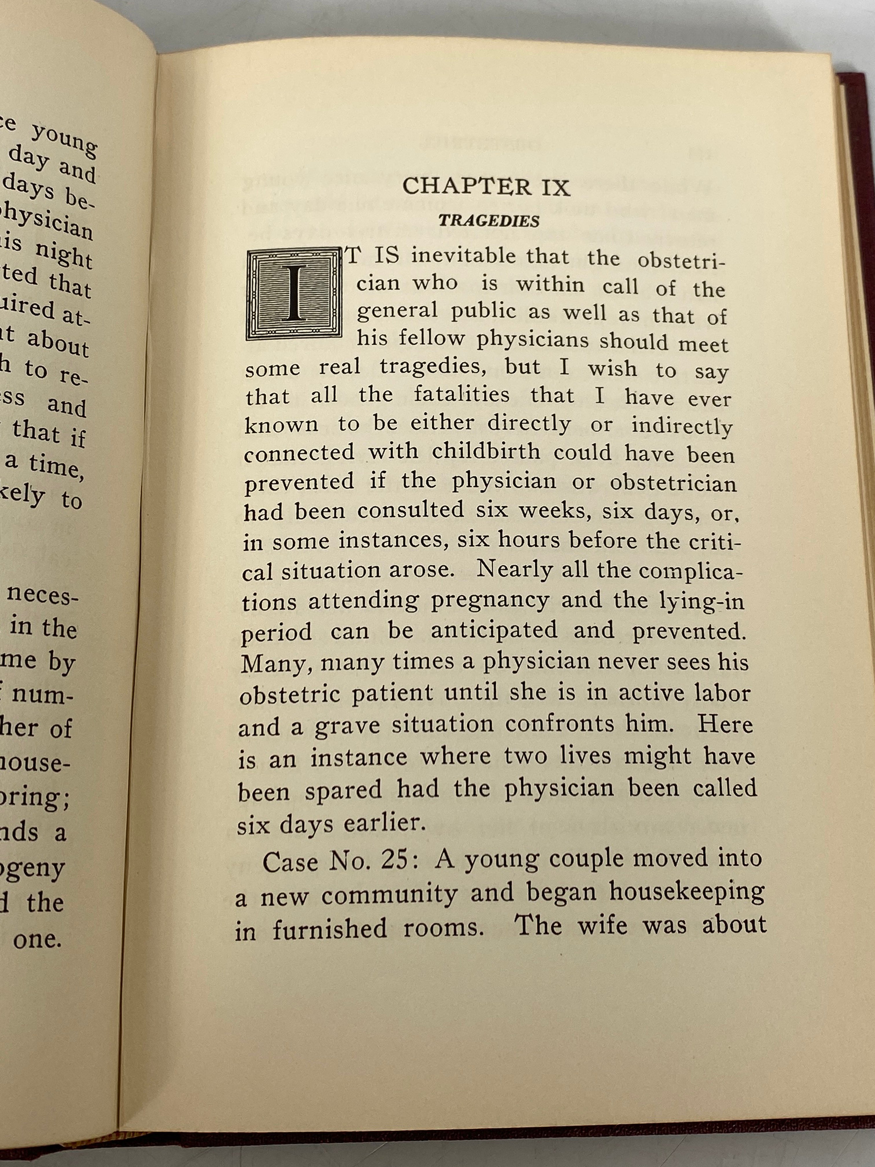 Some of the Humor and Pathos of Obstetrics H.D. Fair 1924 2nd Ed Antique HC