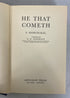He That Cometh Mowinckel/Anderson American Edition HC DJ