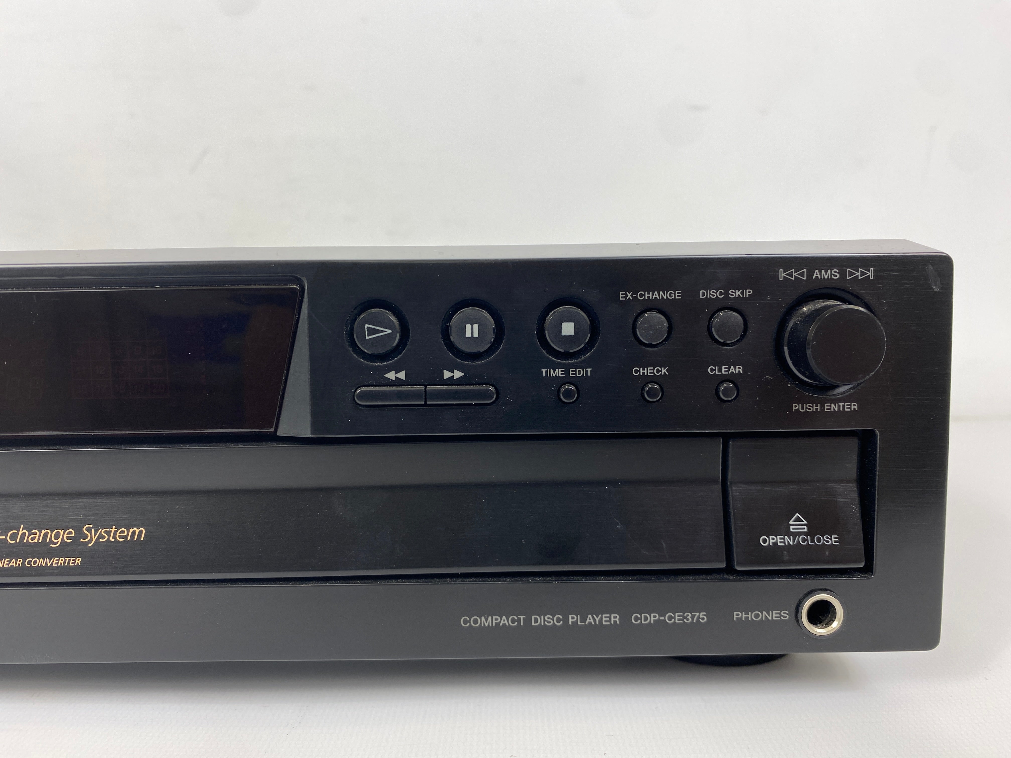 Sony CDP-CE375 Compact Disc CD Player *Untested*