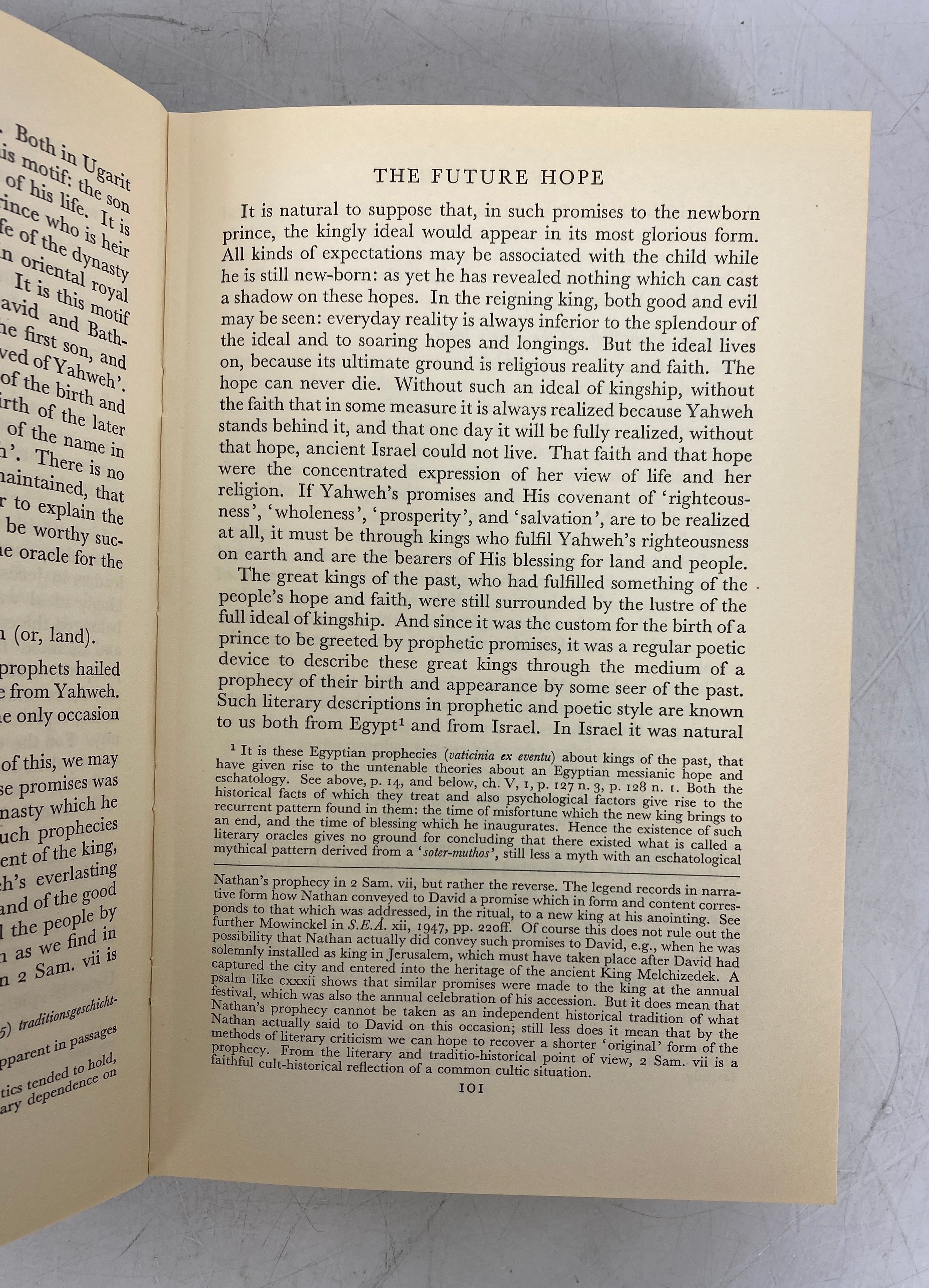 He That Cometh Mowinckel/Anderson American Edition HC DJ