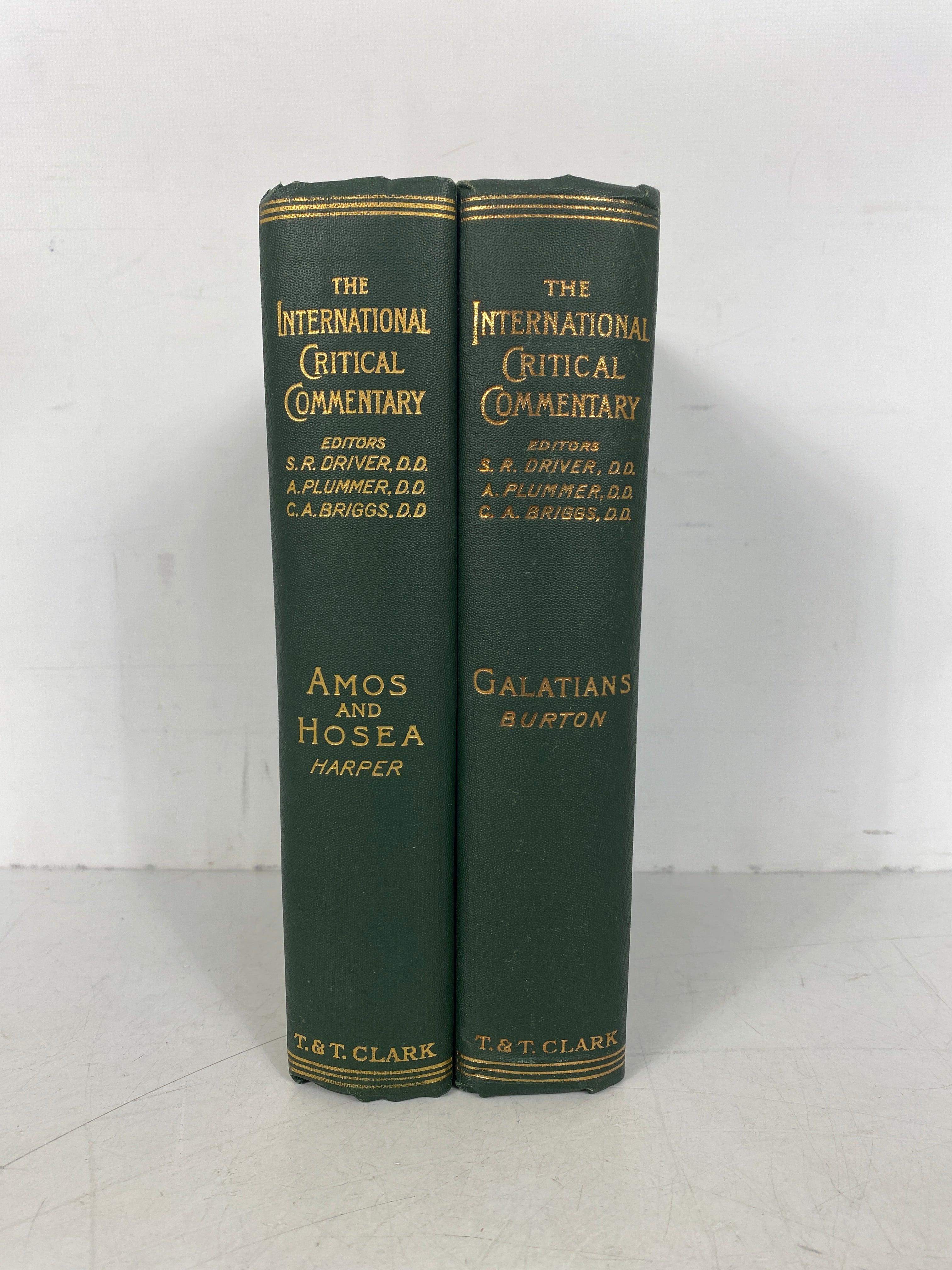 2 Vols The International Critical Commentary: Amos & Hosea/Galatians 1956-60 HC