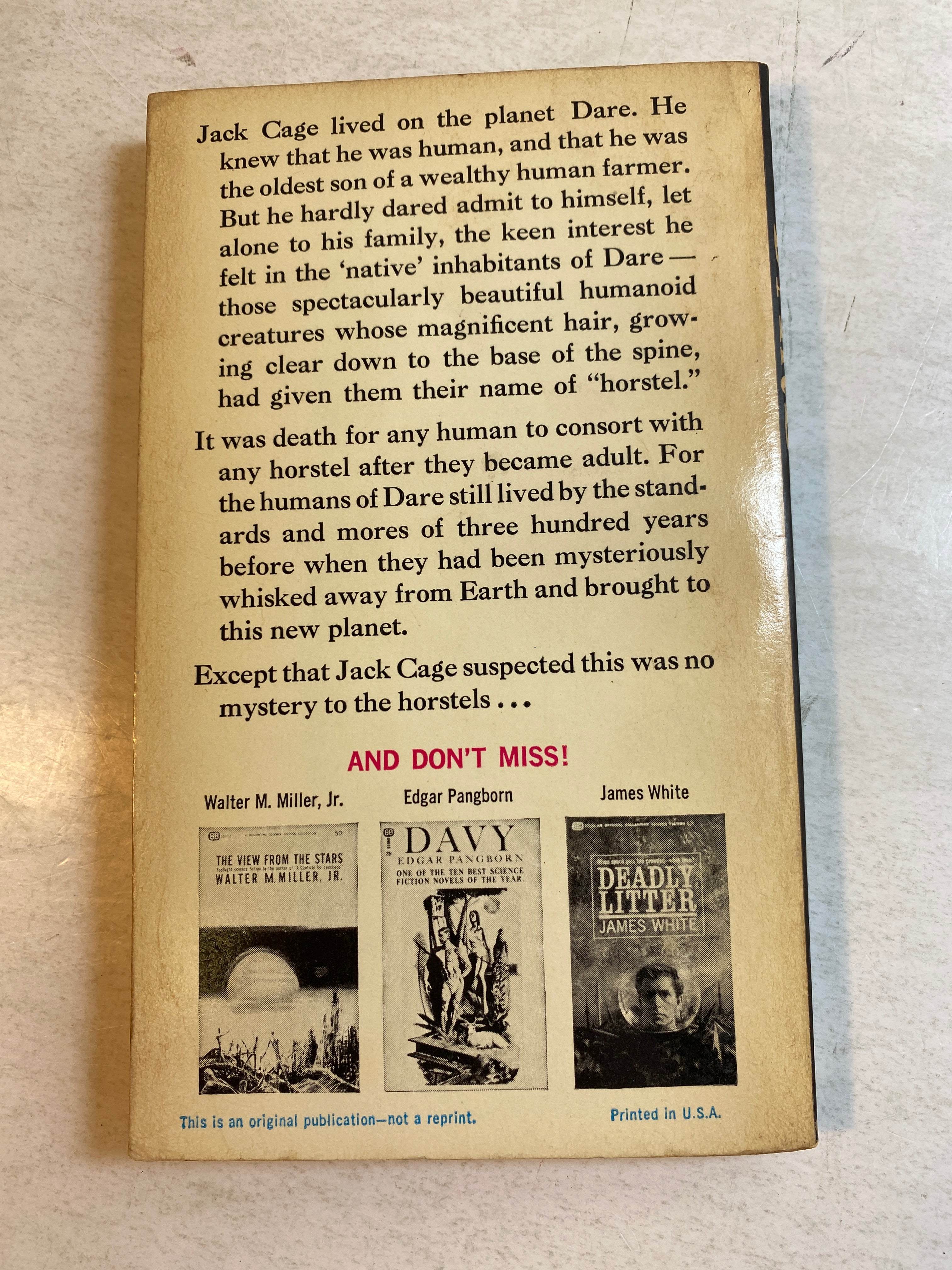 Dare Philip Jose Farmer paperback SC 1965