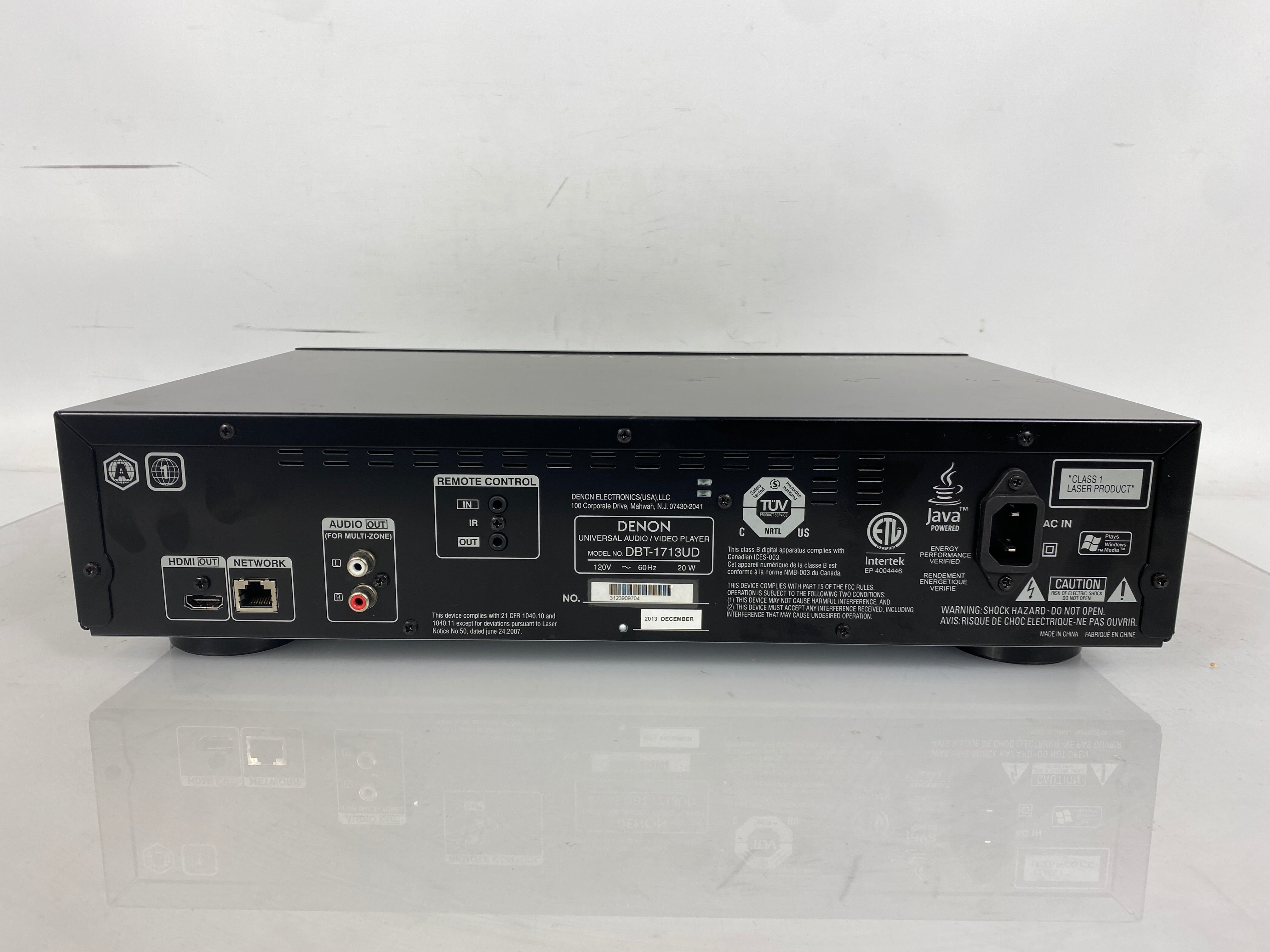 Denon DBT-1713UD Universal Audio/Video Player