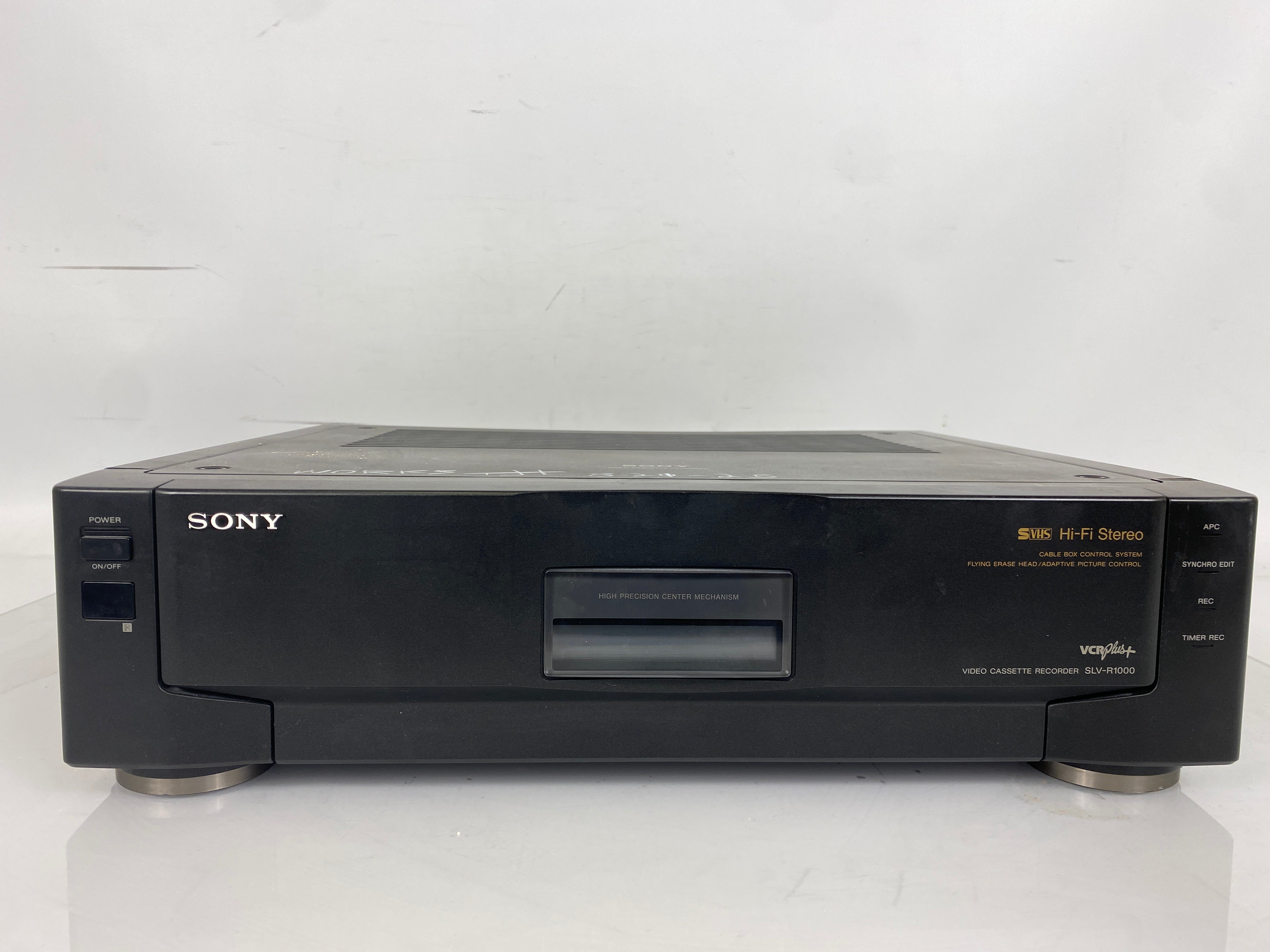 Sony S-VHS Hi-Fi Stereo VCR SLV-R1000