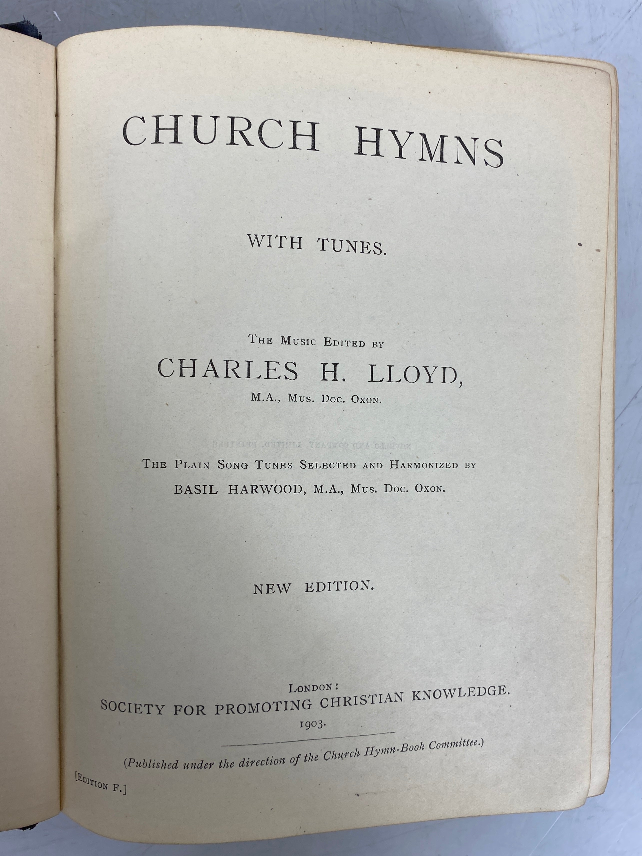 2 Vols: Church Hymns w Tunes/Cruden's Complete Concordance 1903-1930