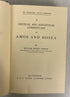 2 Vols The International Critical Commentary: Amos & Hosea/Galatians 1956-60 HC