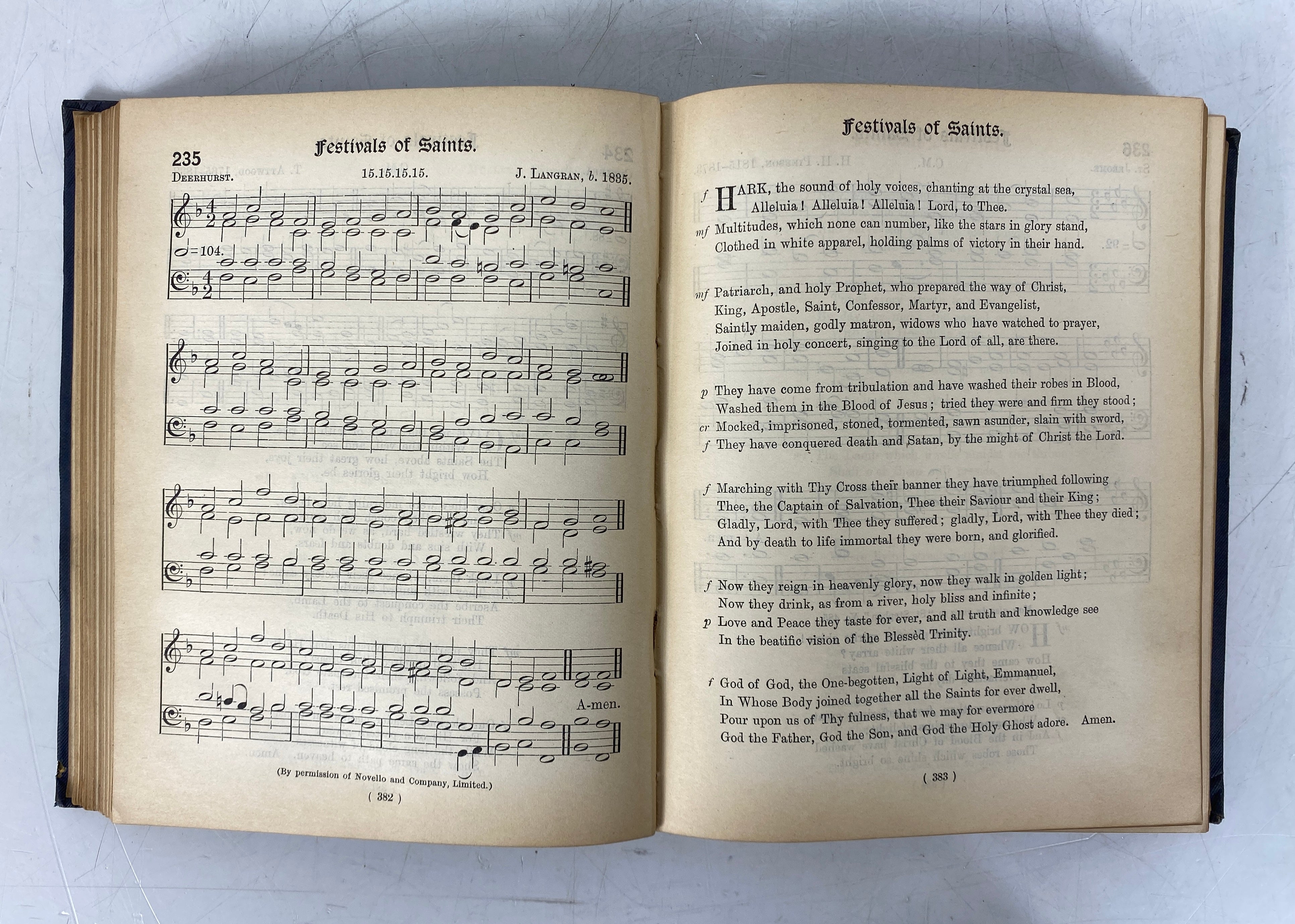 2 Vols: Church Hymns w Tunes/Cruden's Complete Concordance 1903-1930