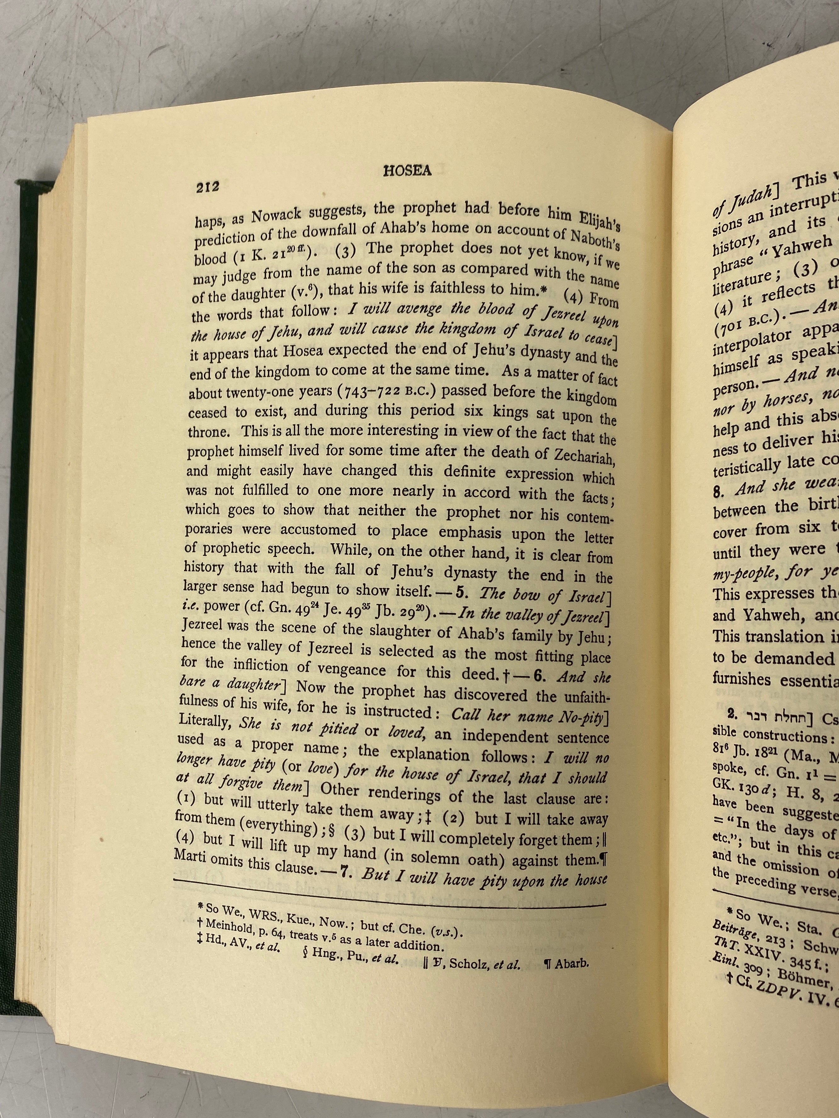 2 Vols The International Critical Commentary: Amos & Hosea/Galatians 1956-60 HC