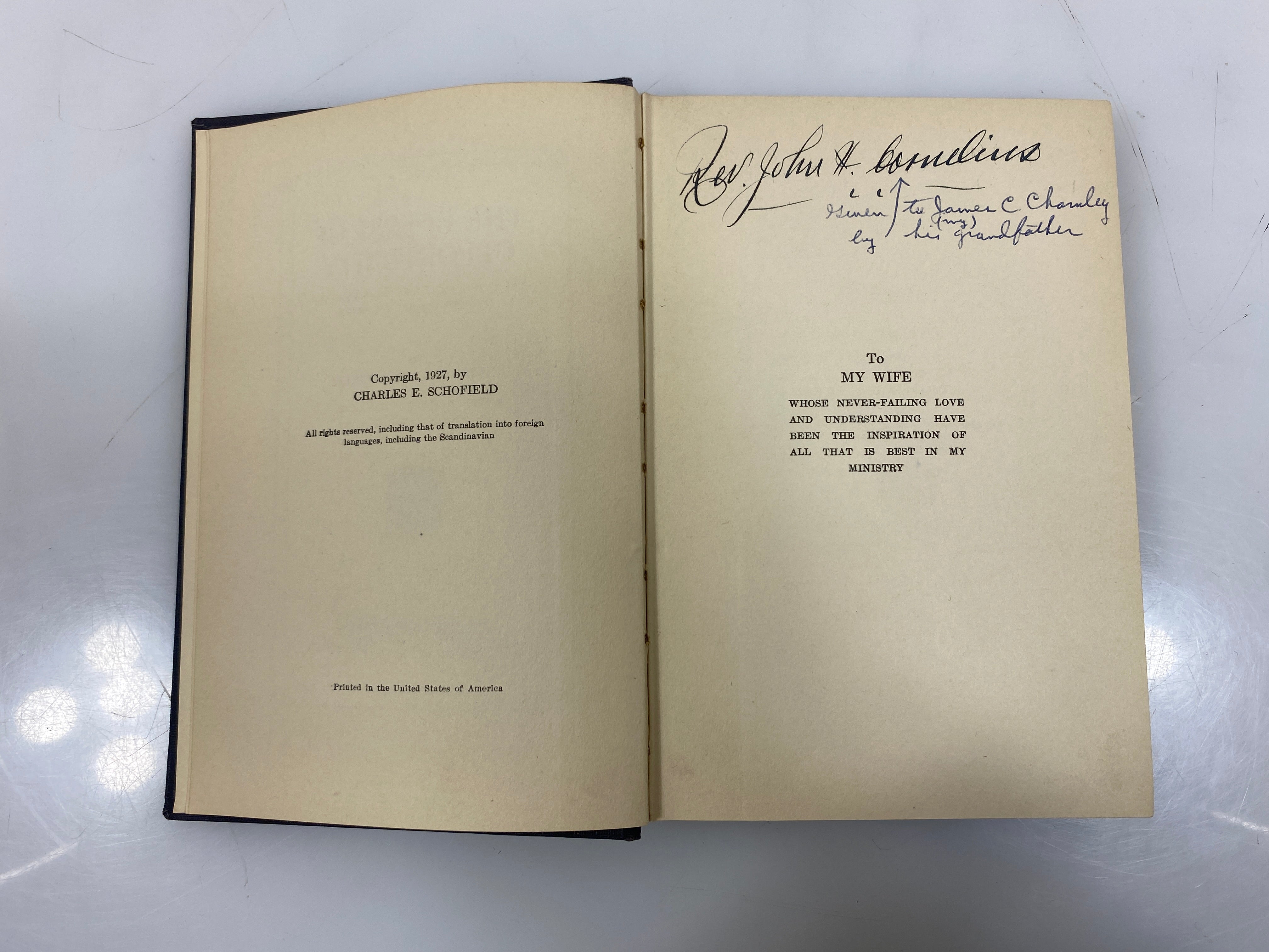 The Gospel of Opportunity by Schofield 1927 HC