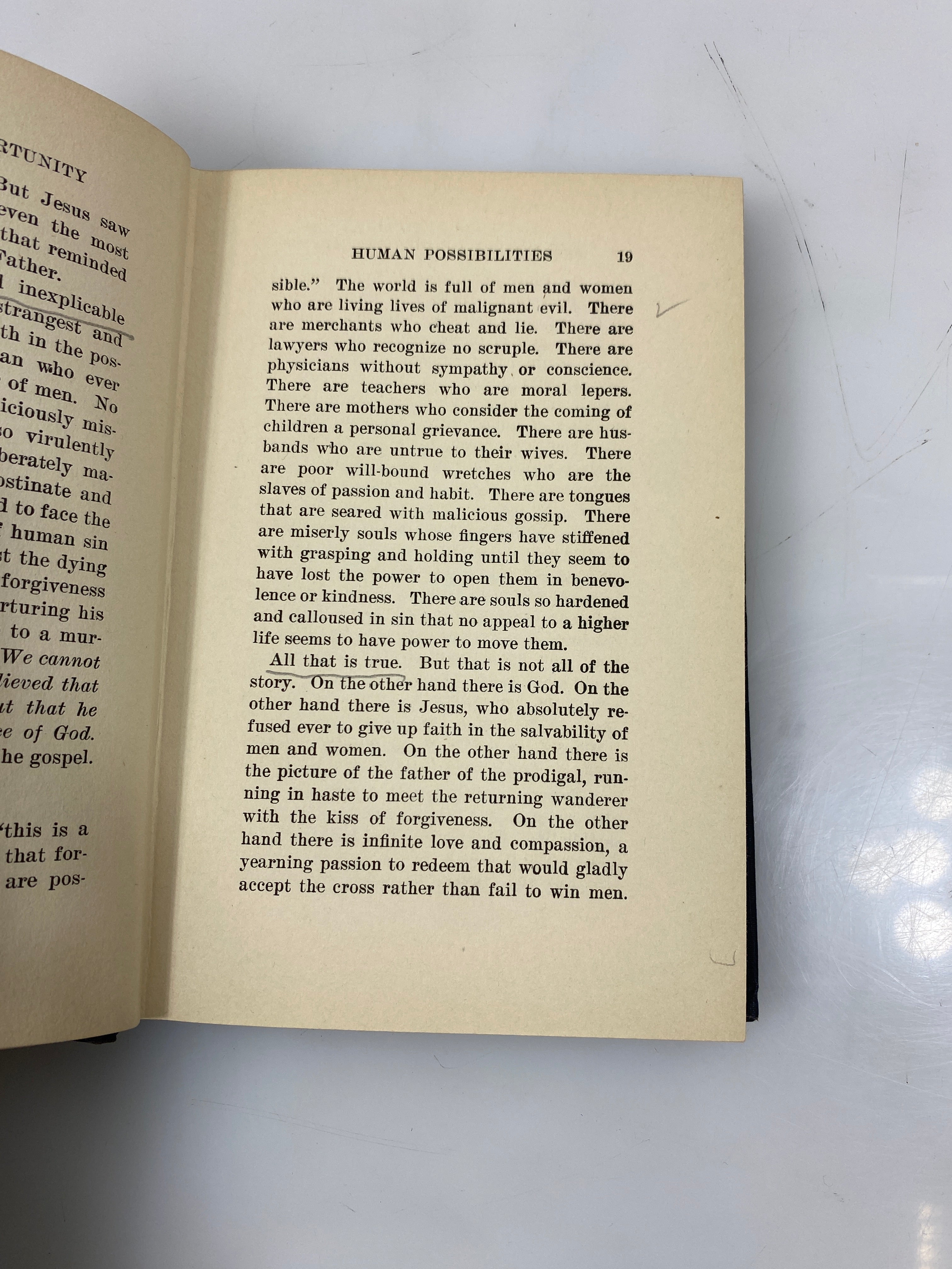 The Gospel of Opportunity by Schofield 1927 HC