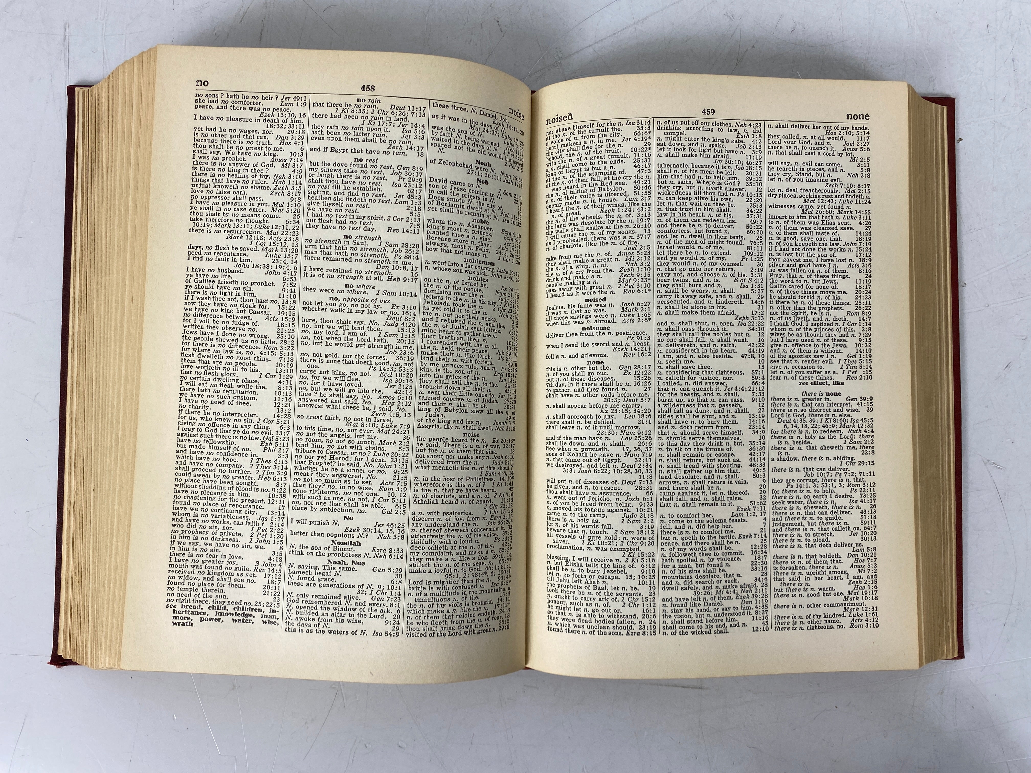 2 Vols: Church Hymns w Tunes/Cruden's Complete Concordance 1903-1930