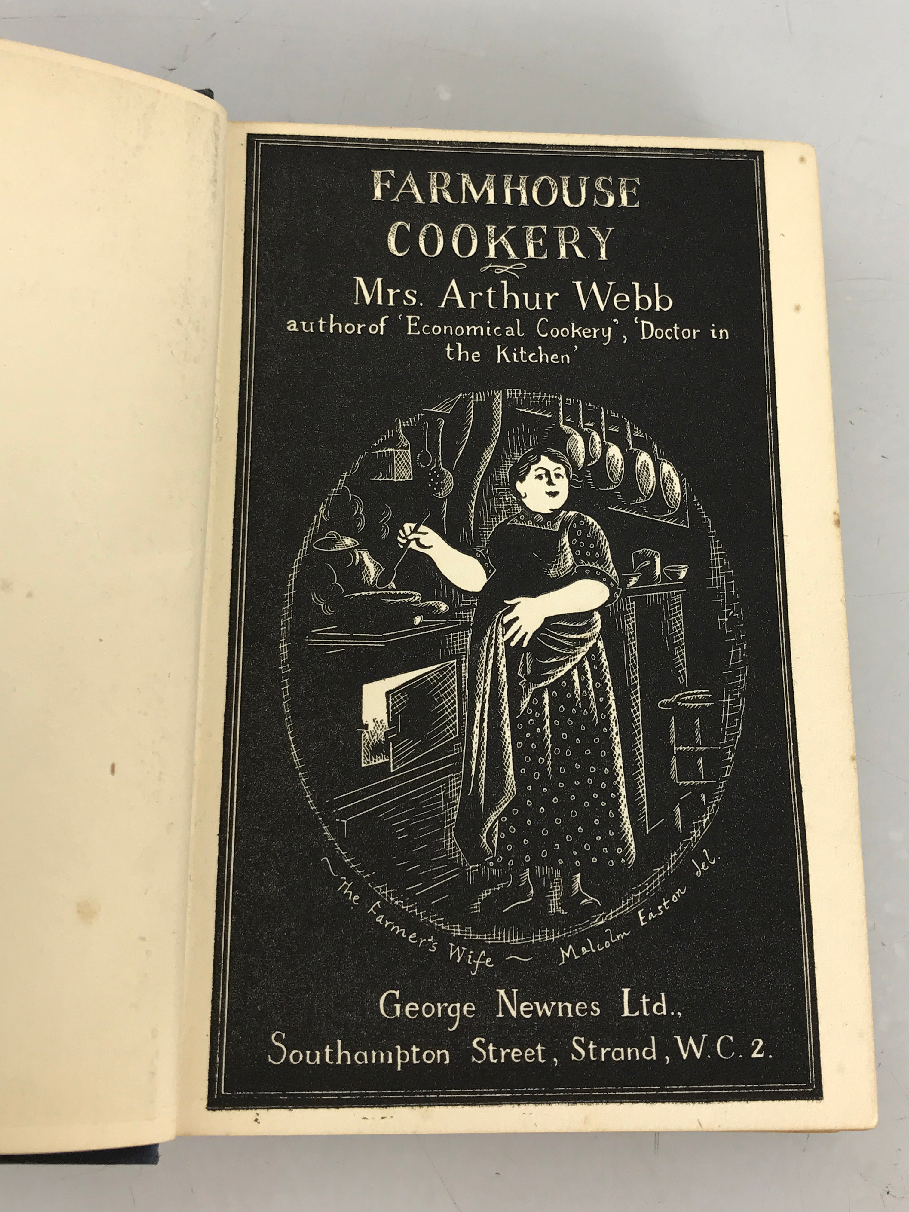 Farmhouse Cookery by Mrs. Arthur Webb HC