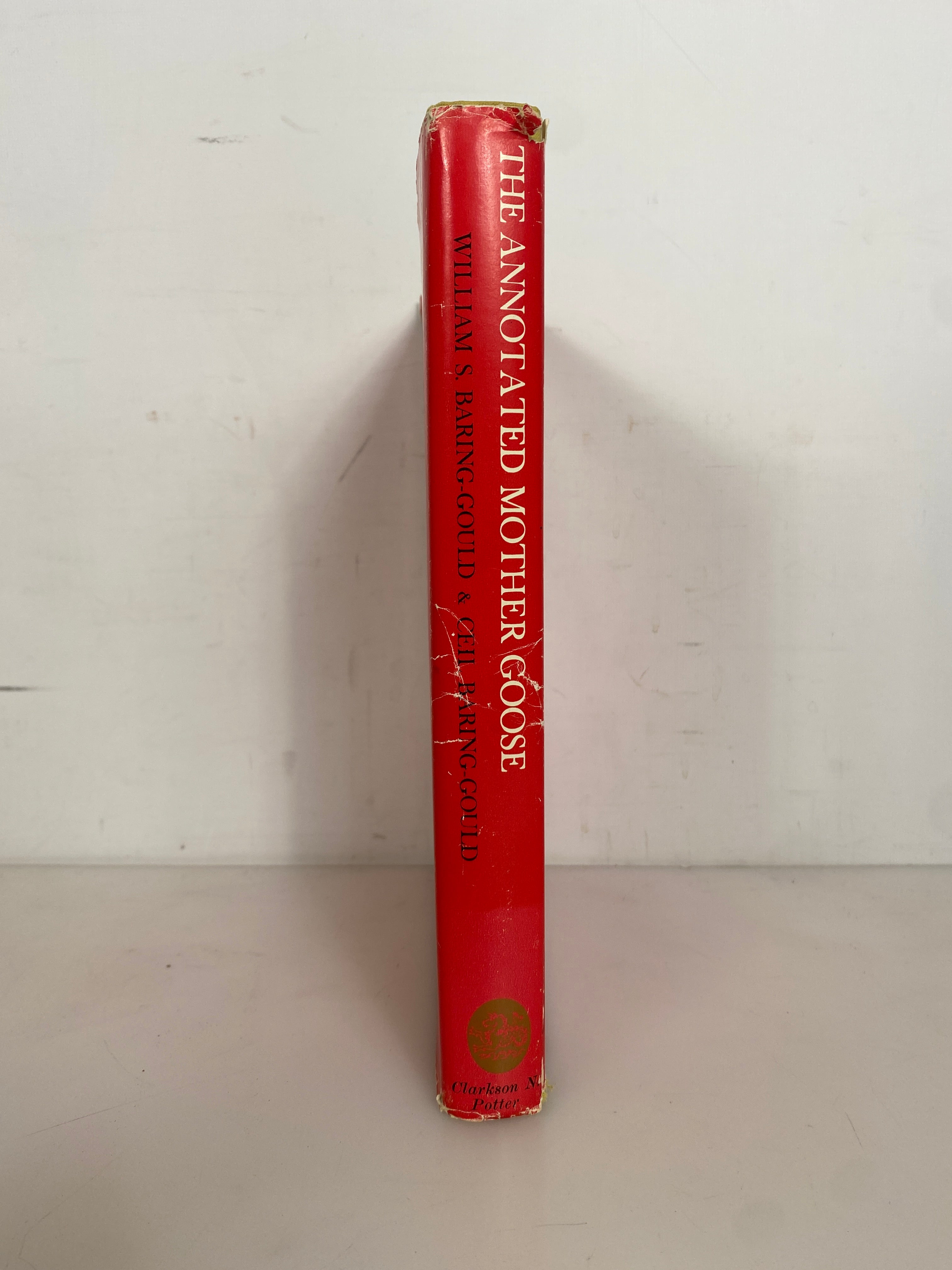 The Annotated Mother Goose Baring-Gould 1962 1st Ed. HCDJ