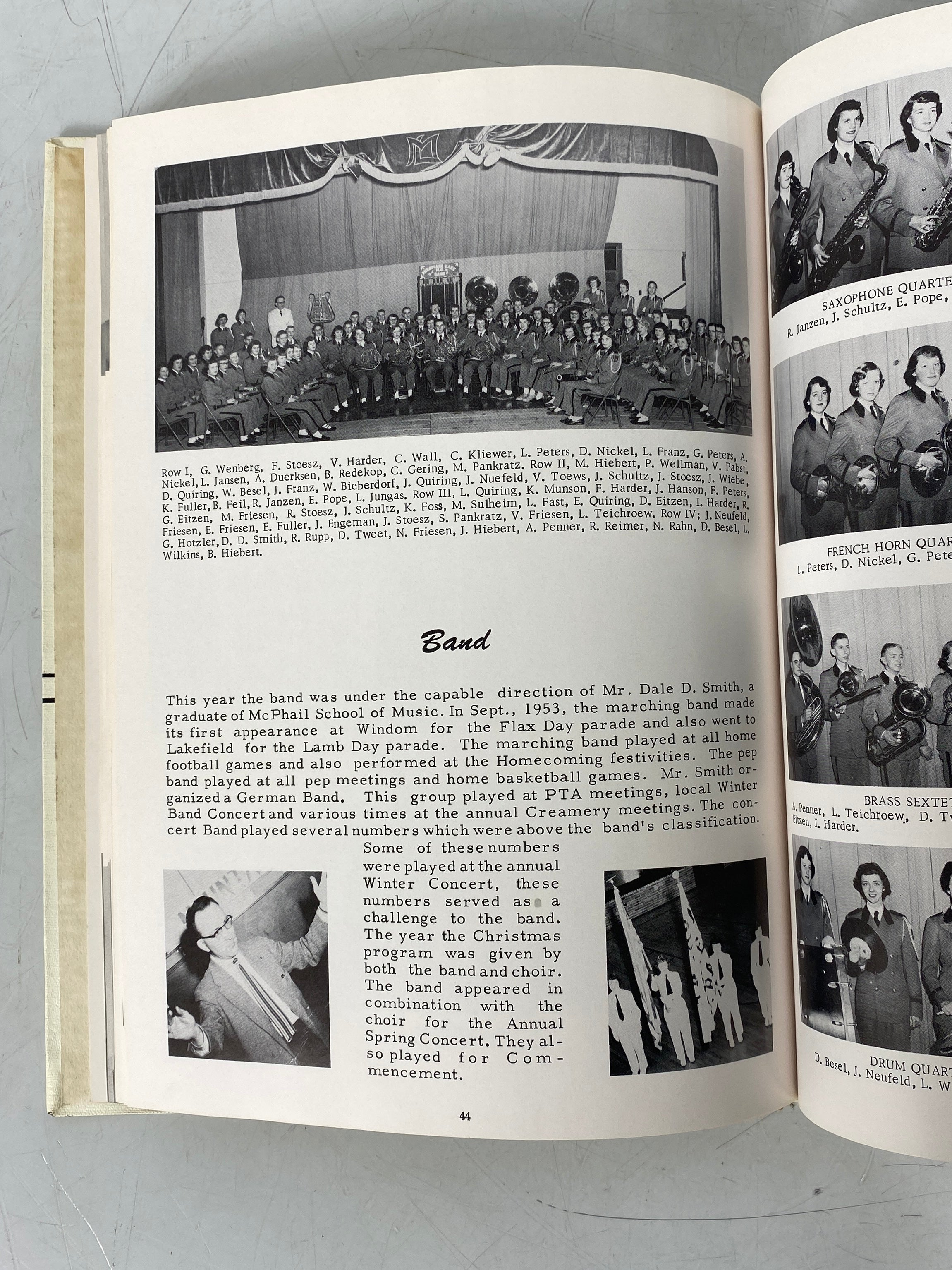 1954 Mountain Lake High School Yearbook Mountain Lake MN HC