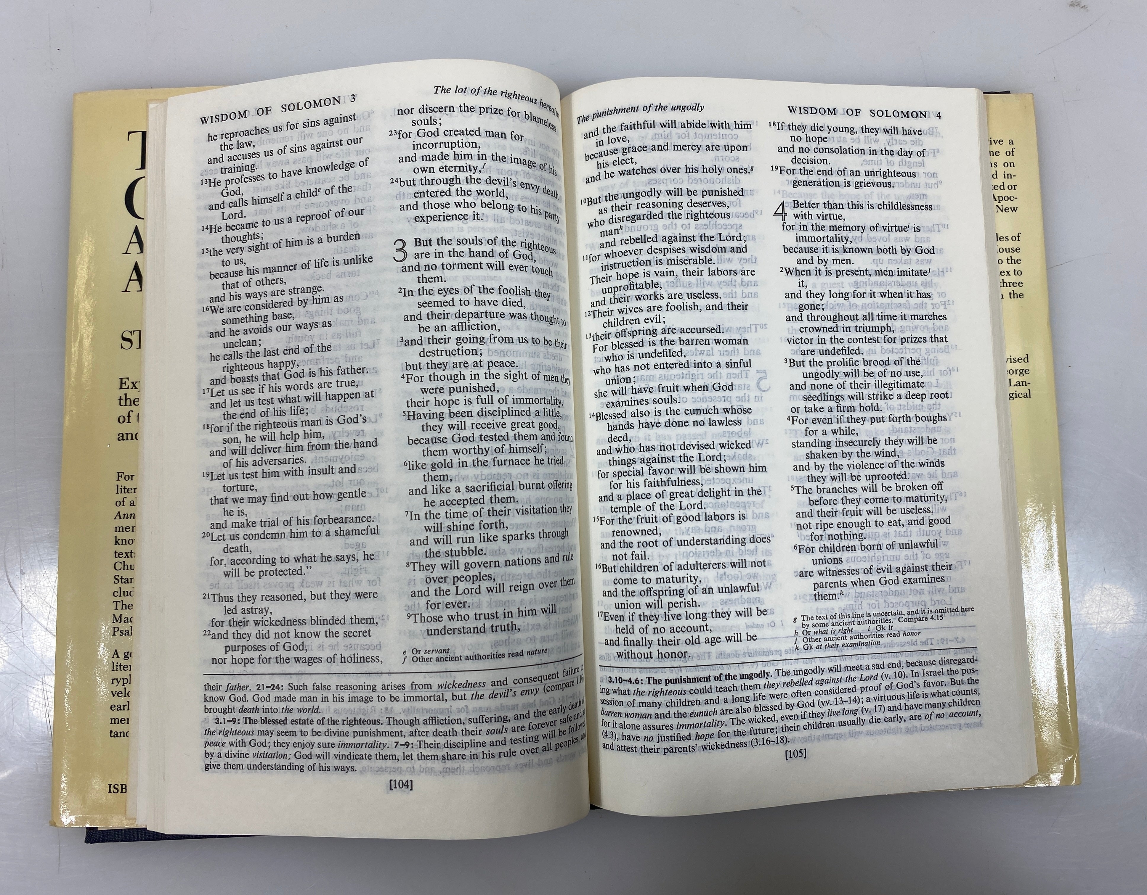 The Oxford Annotated Apocrypha Oxford University Press 1977 HCDJ