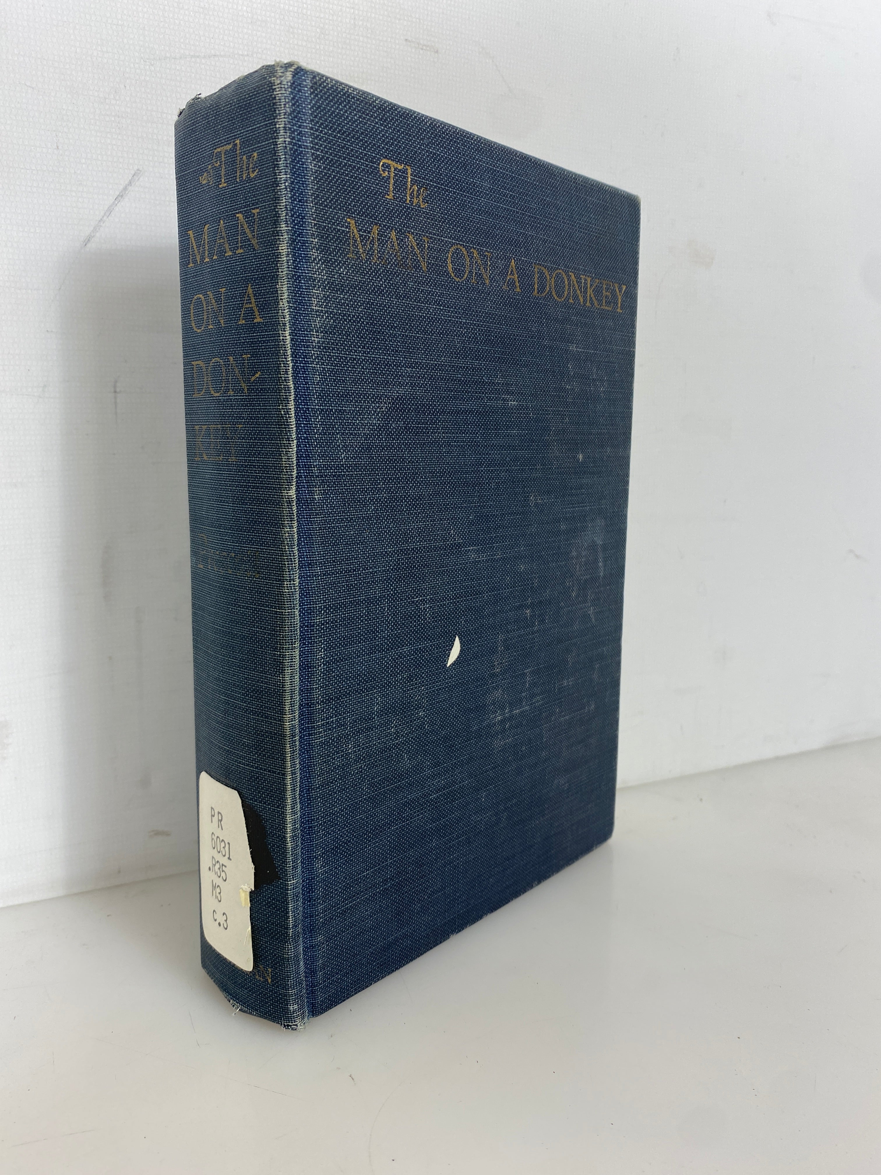 The Man on a Donkey Prescott 1952 4th Print Ex-Library HC