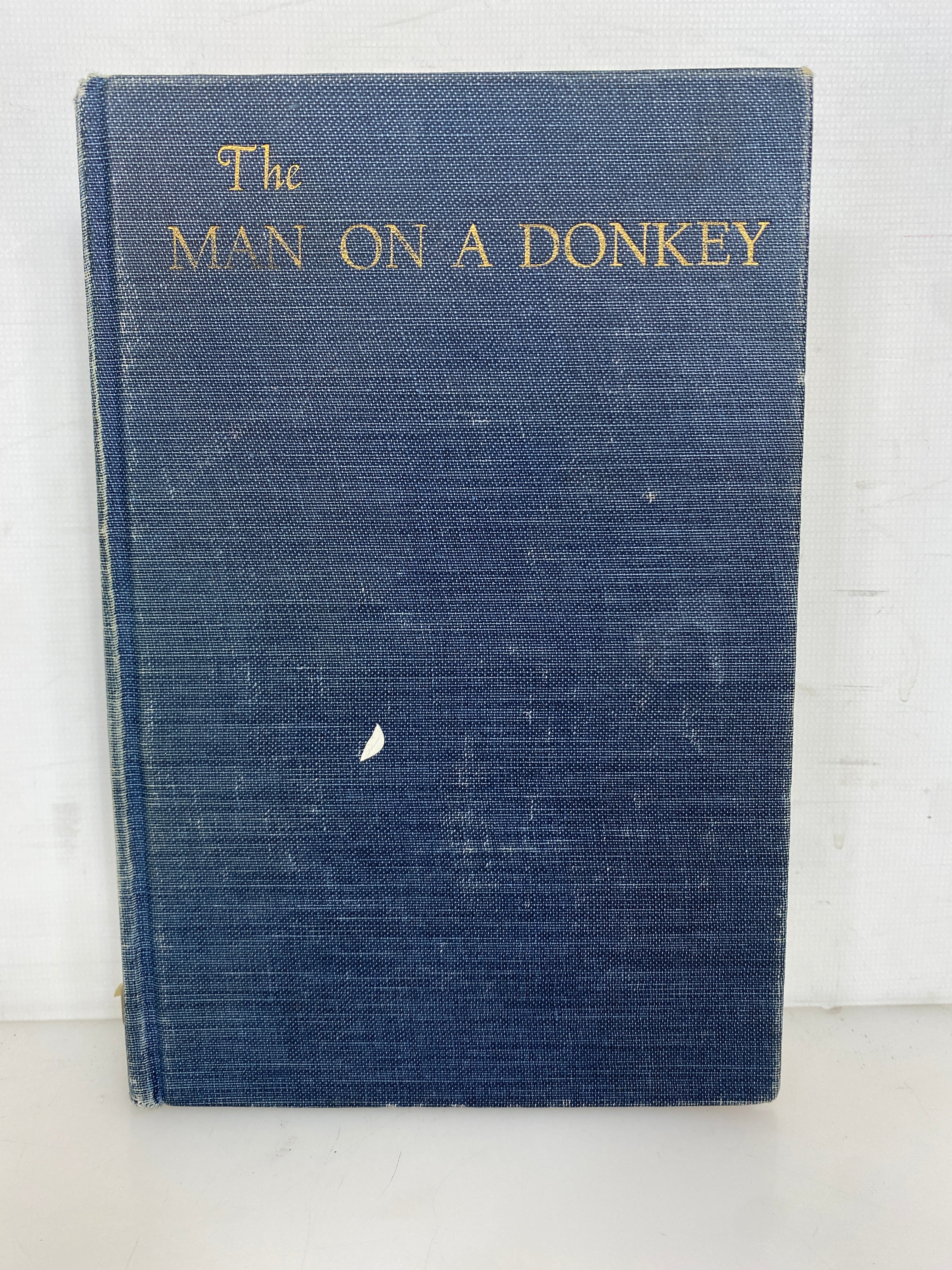 The Man on a Donkey Prescott 1952 4th Print Ex-Library HC