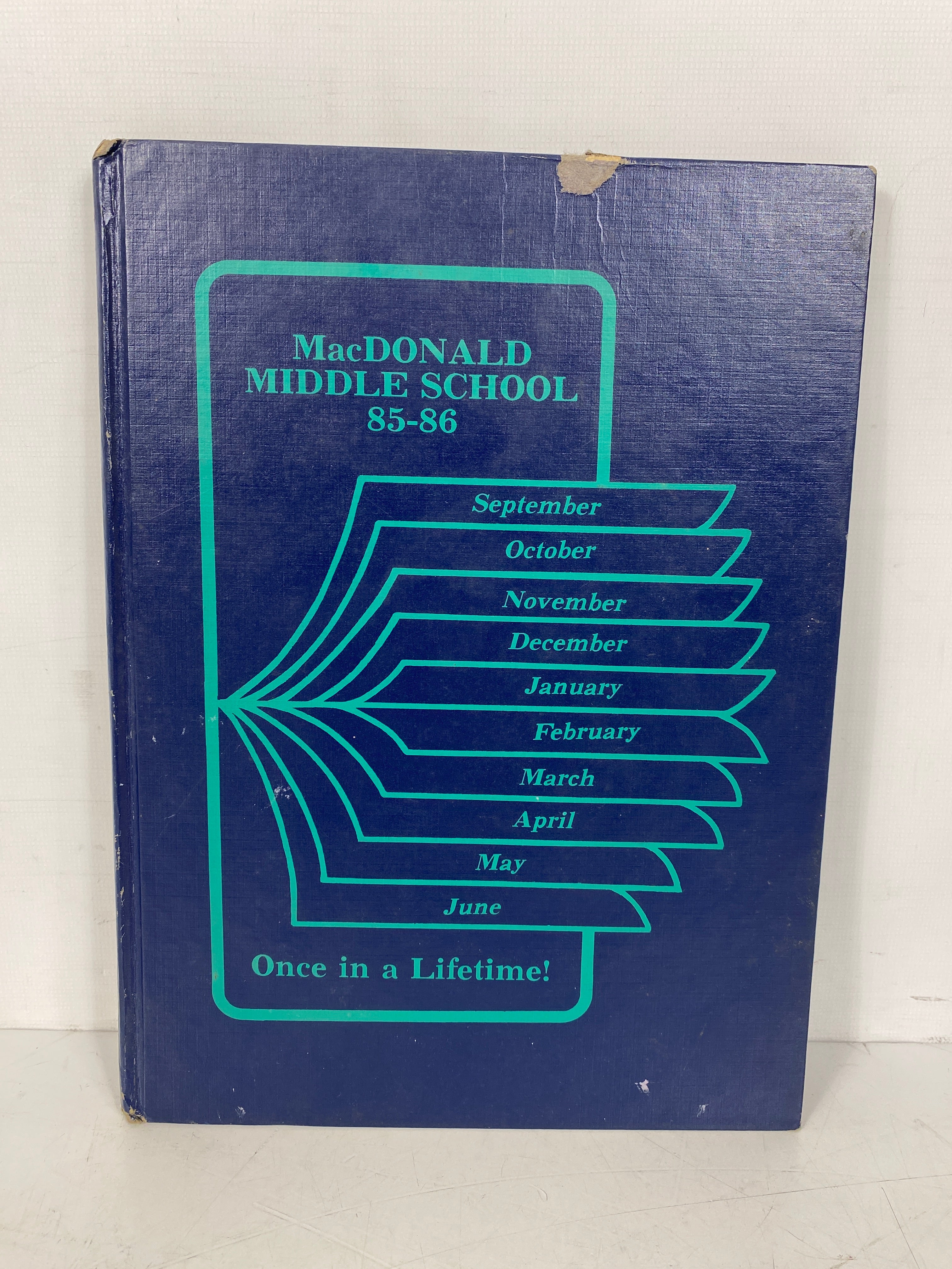 1986 MacDonald Middle School Yearbook East Lansing Michigan HC