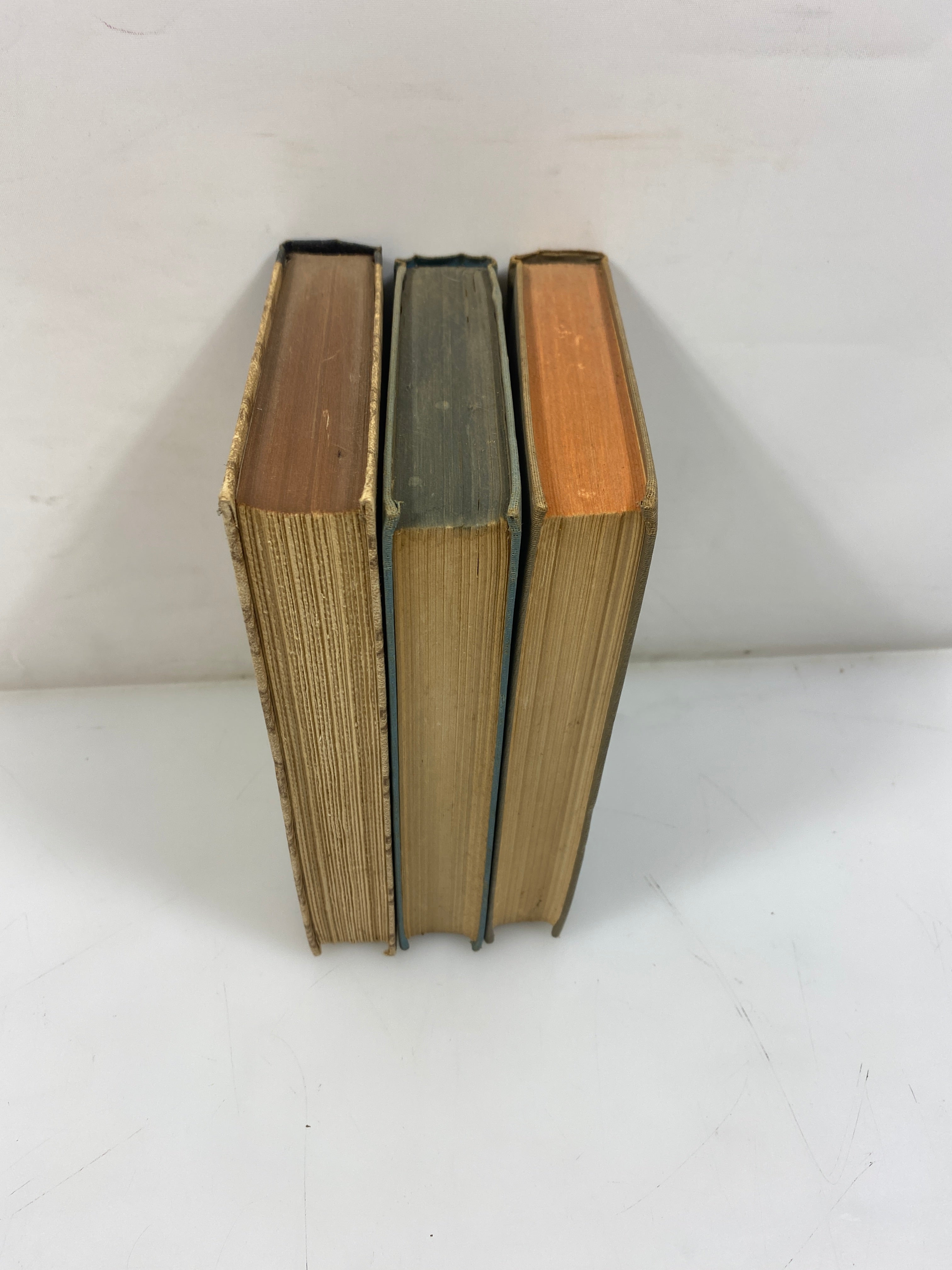 Set of 3 Zane Grey Hardcovers To the Last Man/Wanderer/Forlorn River 1920s HC