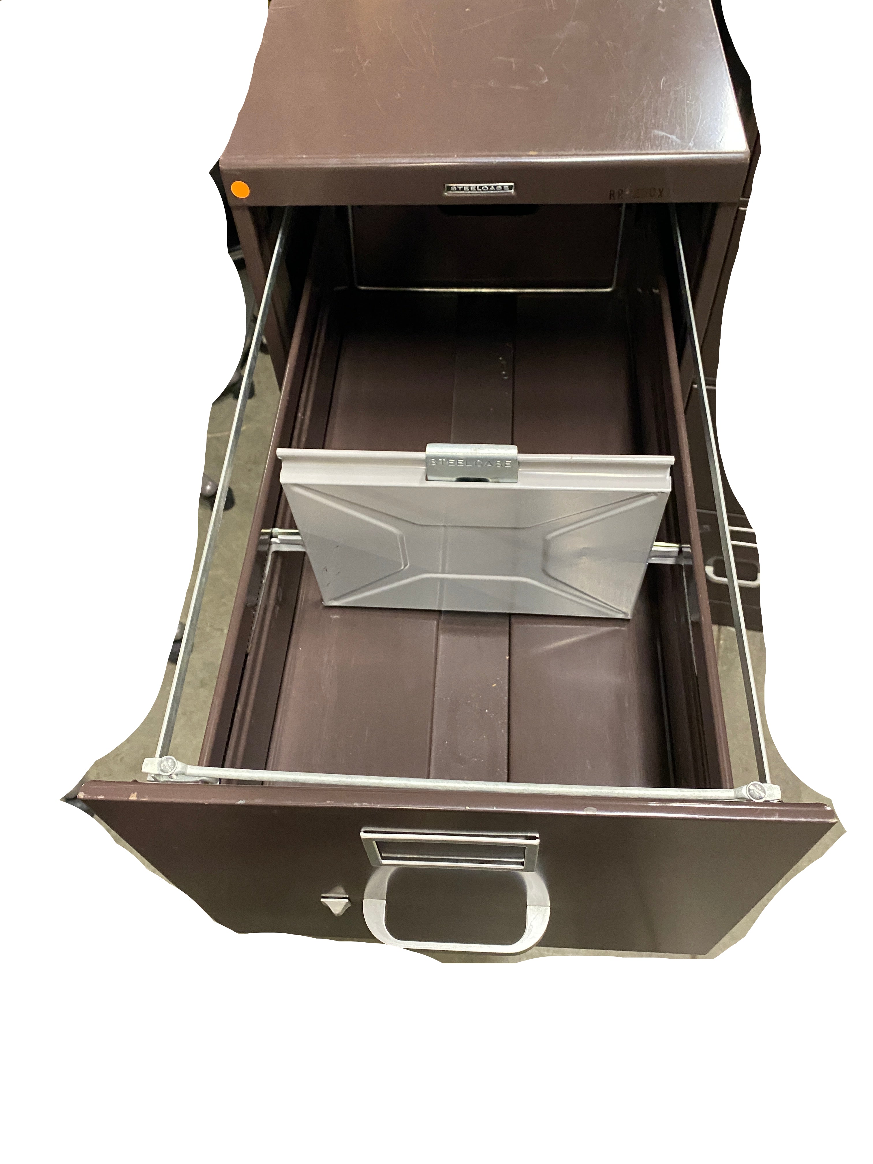 Steelcase Brown 4 Drawer File Cabinet
