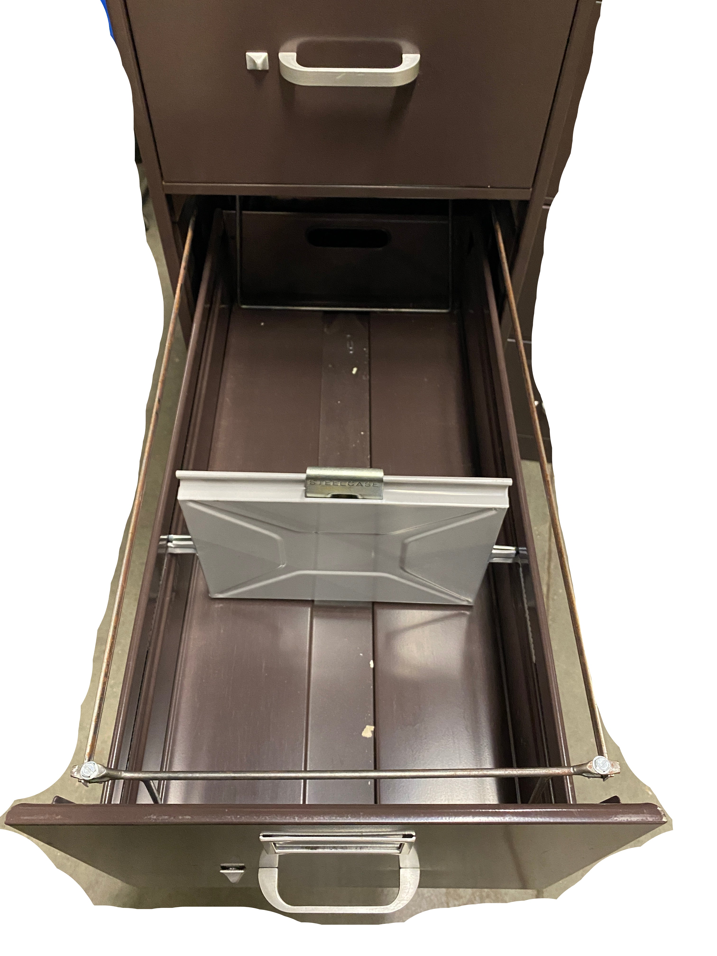 Steelcase Brown 4 Drawer File Cabinet