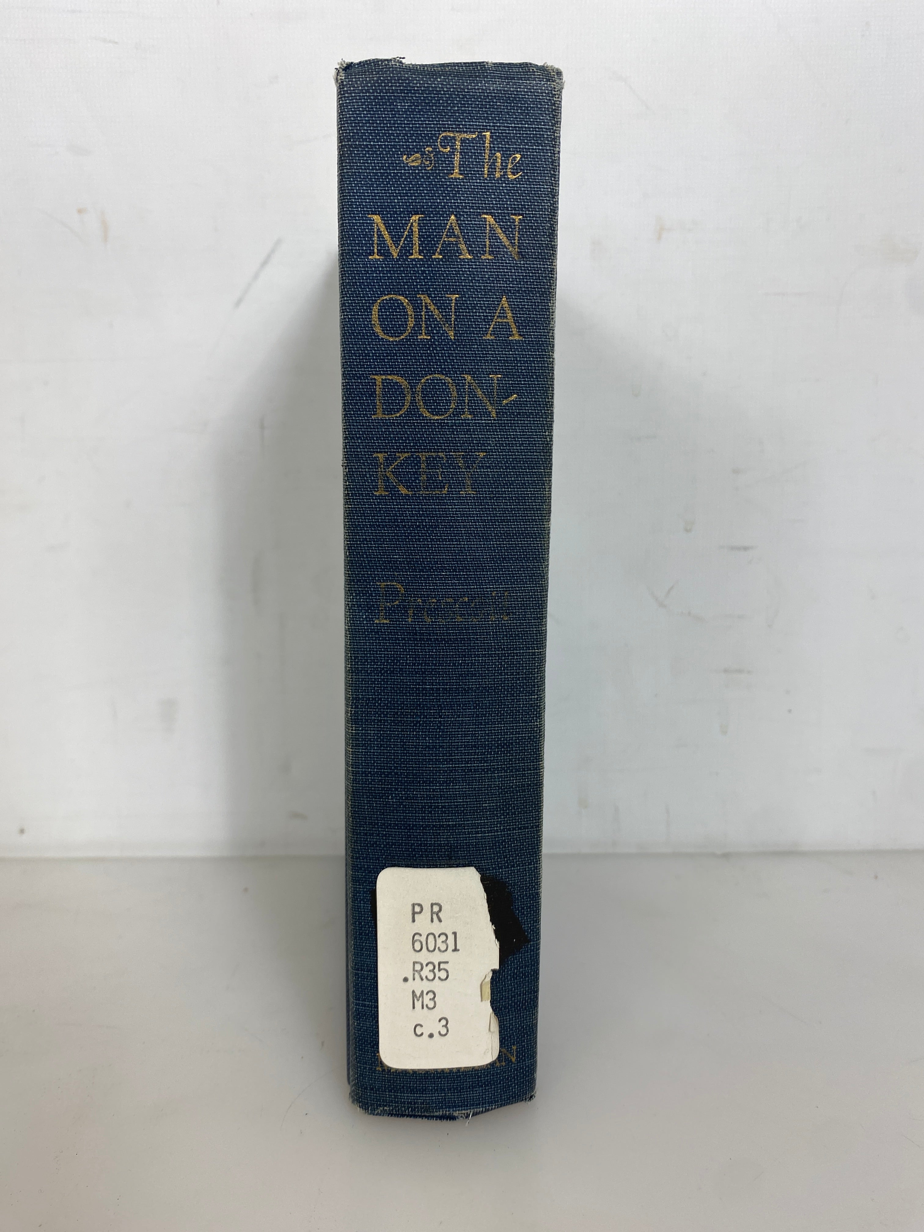 The Man on a Donkey Prescott 1952 4th Print Ex-Library HC