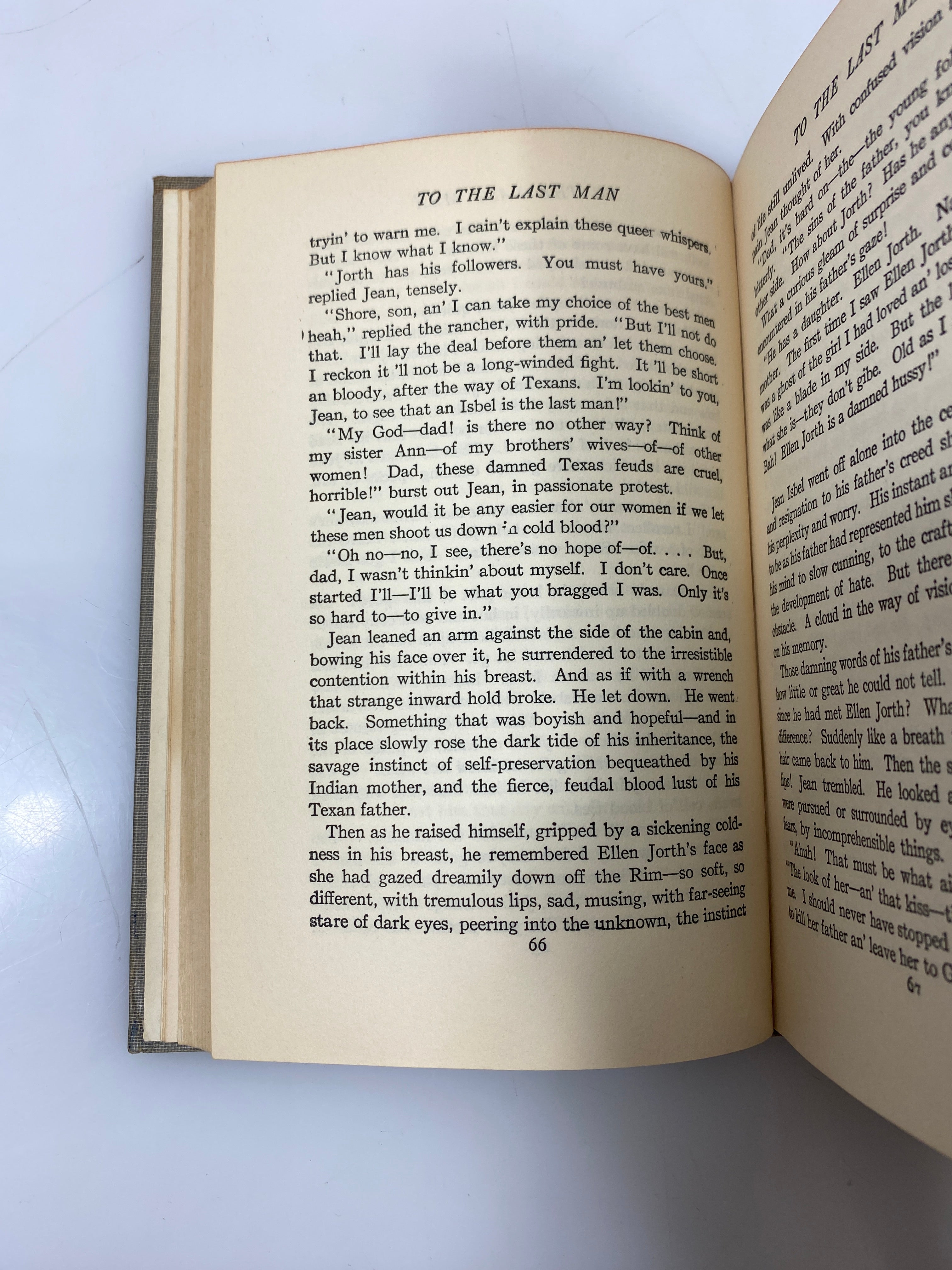 Set of 3 Zane Grey Hardcovers To the Last Man/Wanderer/Forlorn River 1920s HC