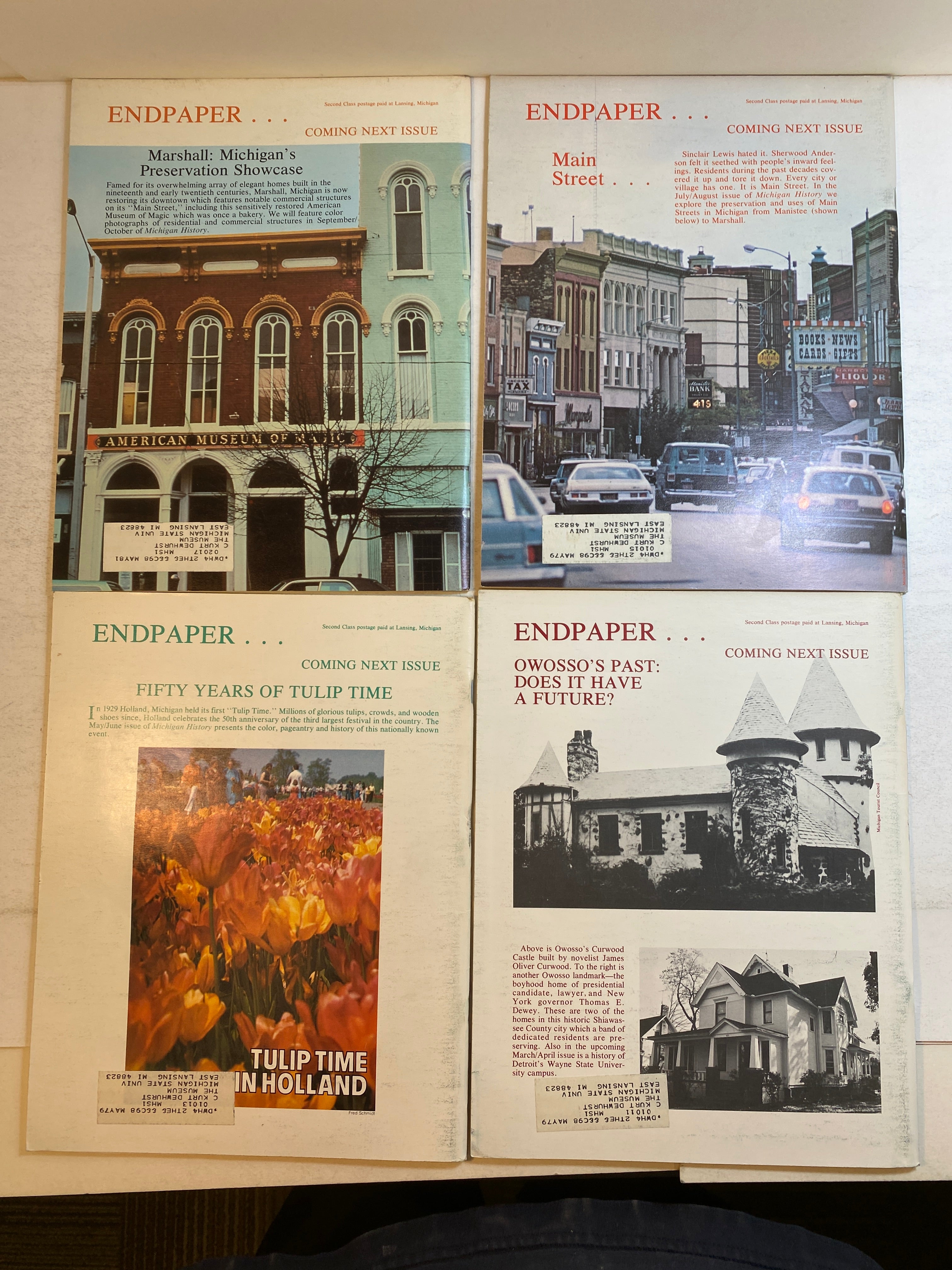 Lot of 16 Michigan History Magazines 1978-1981