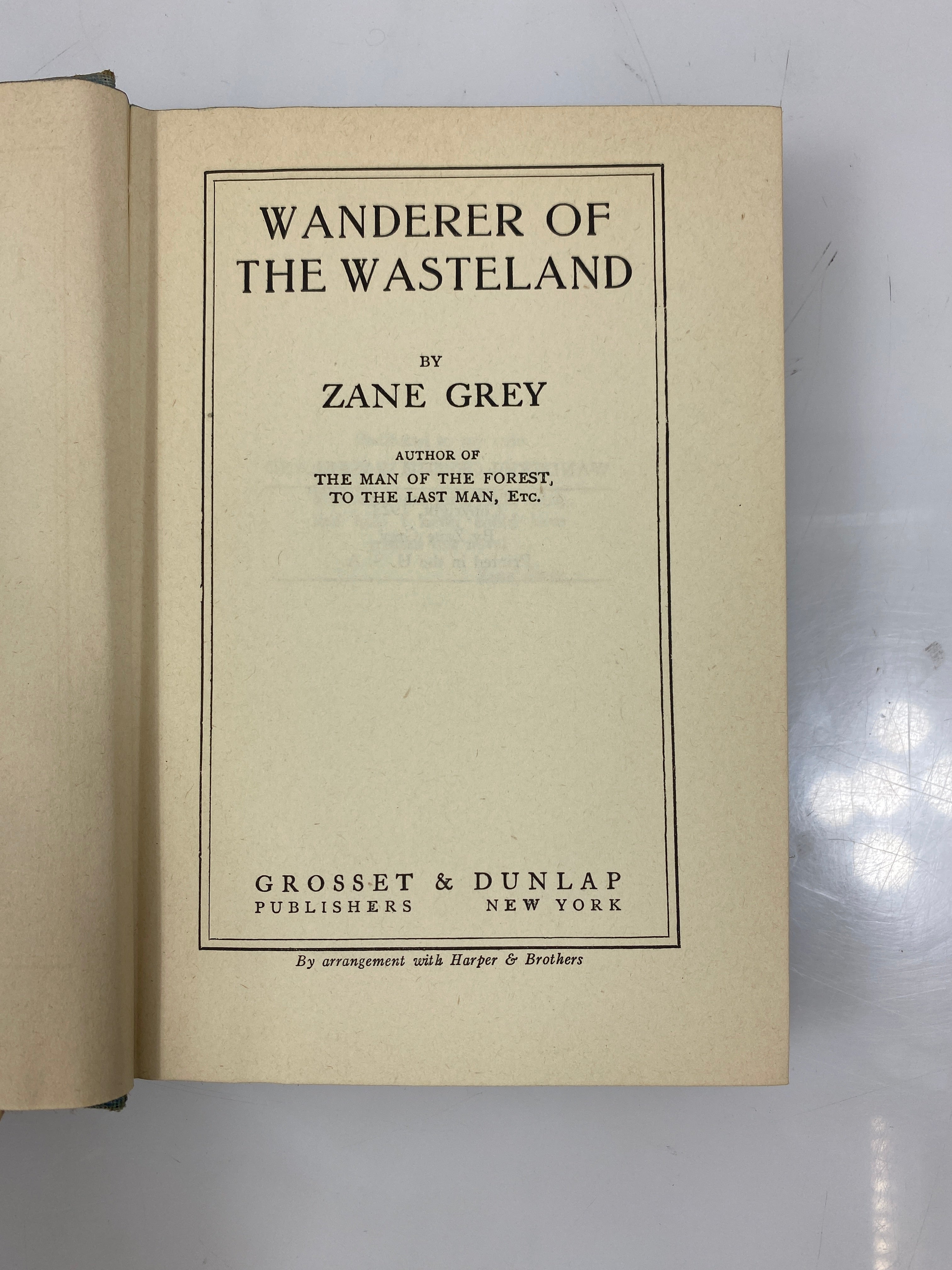Set of 3 Zane Grey Hardcovers To the Last Man/Wanderer/Forlorn River 1920s HC