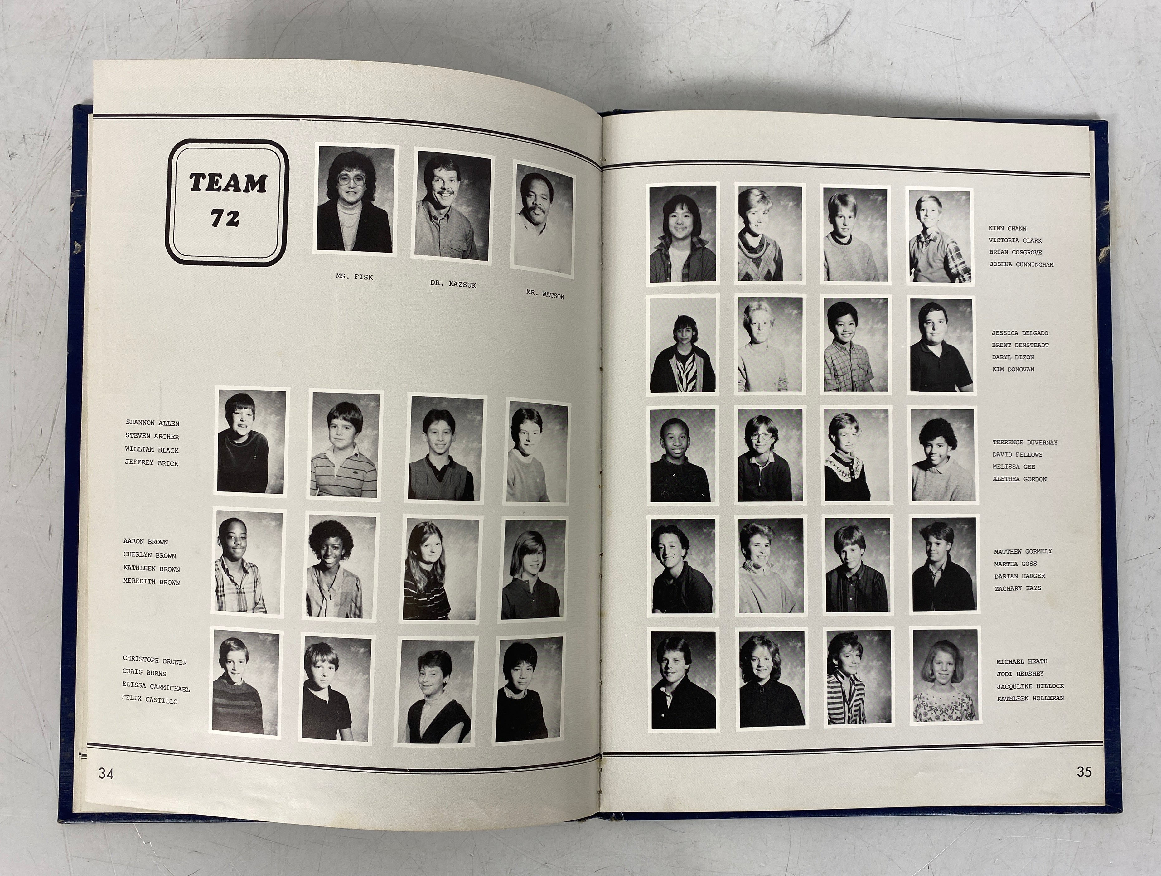 1986 MacDonald Middle School Yearbook East Lansing Michigan HC