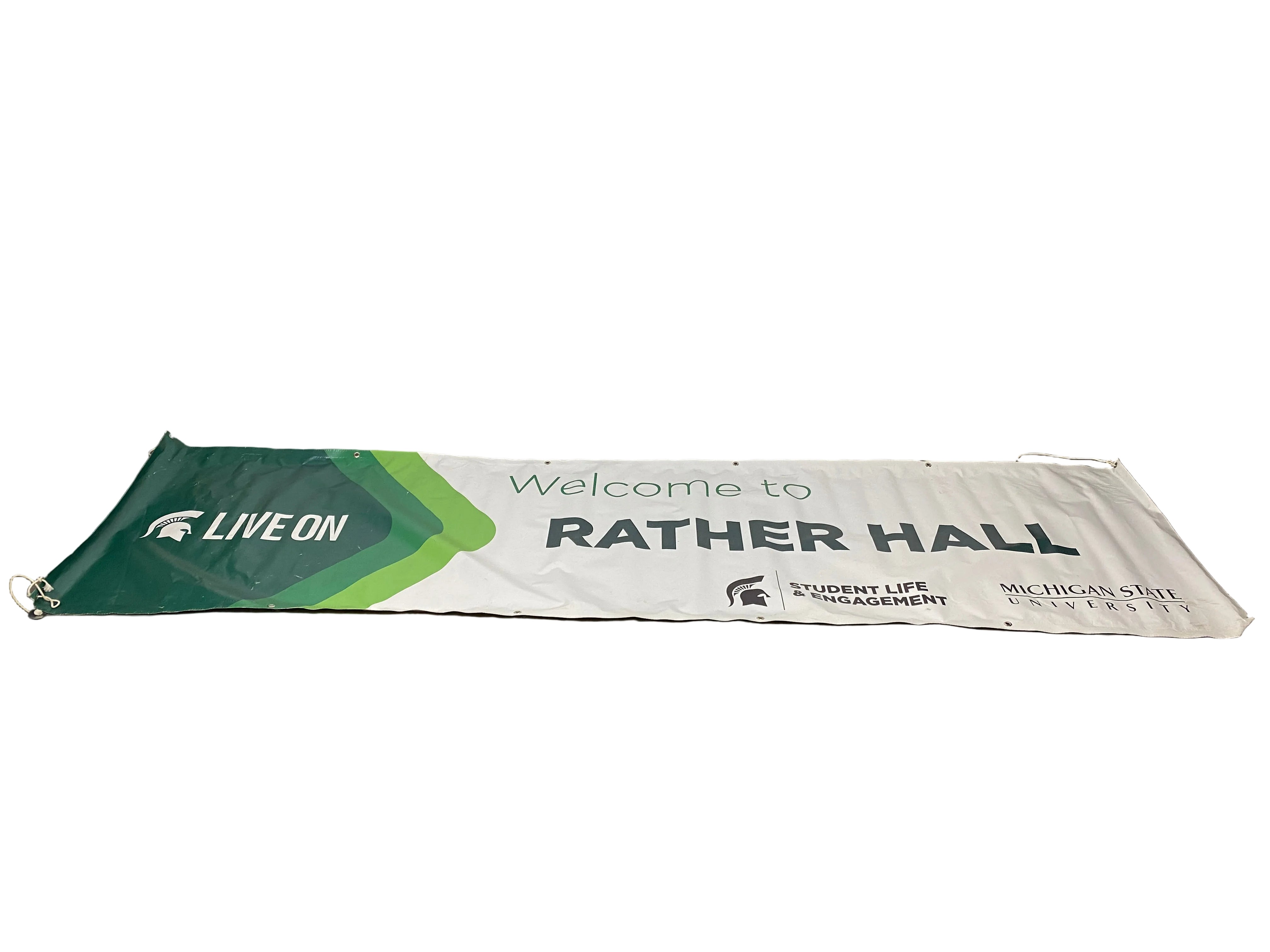 MSU Live On 'Welcome to Rather Hall'  Banner