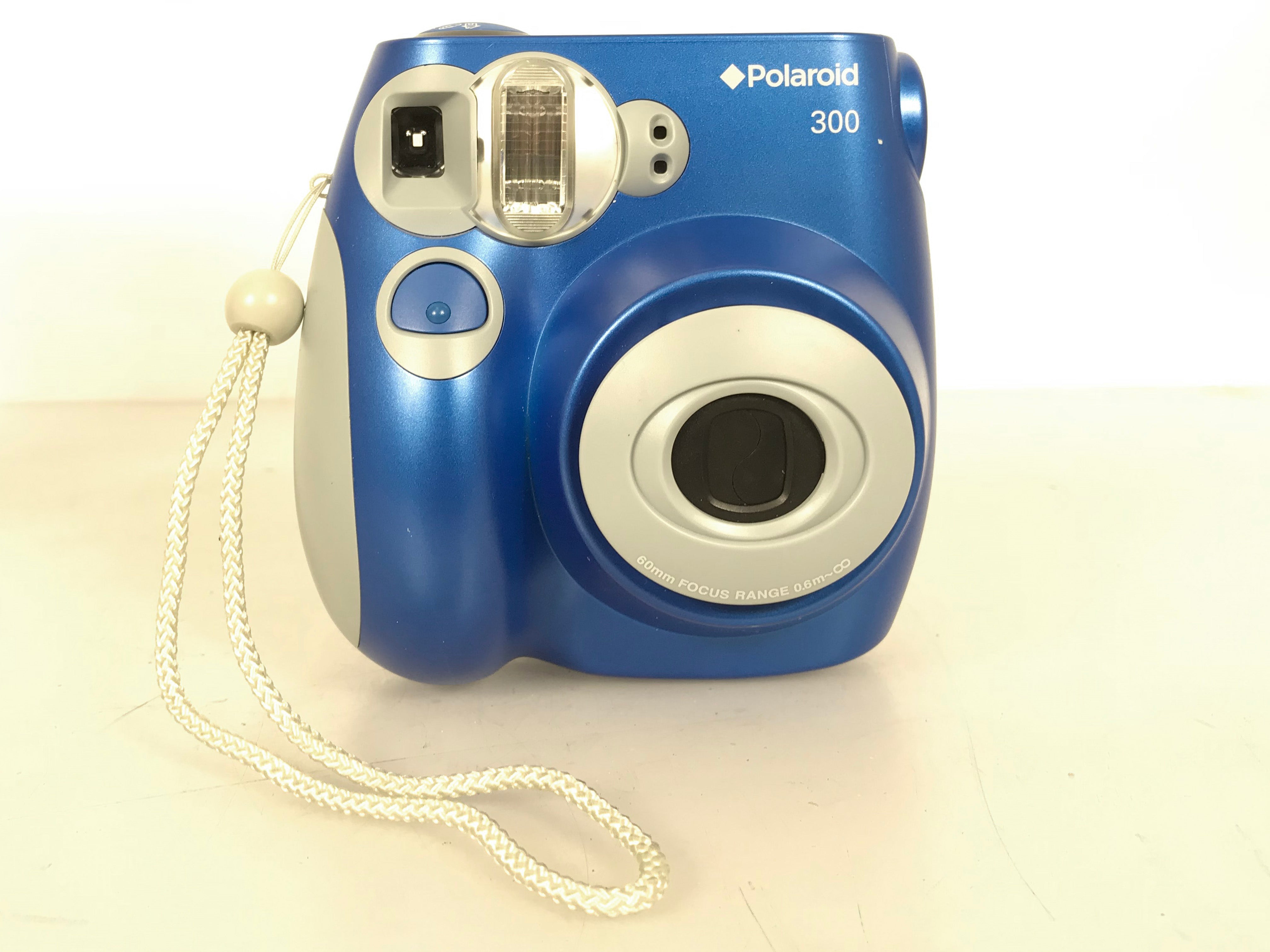 Blue Polaroid 300 Instax Mini Instant Film Camera w/ Film