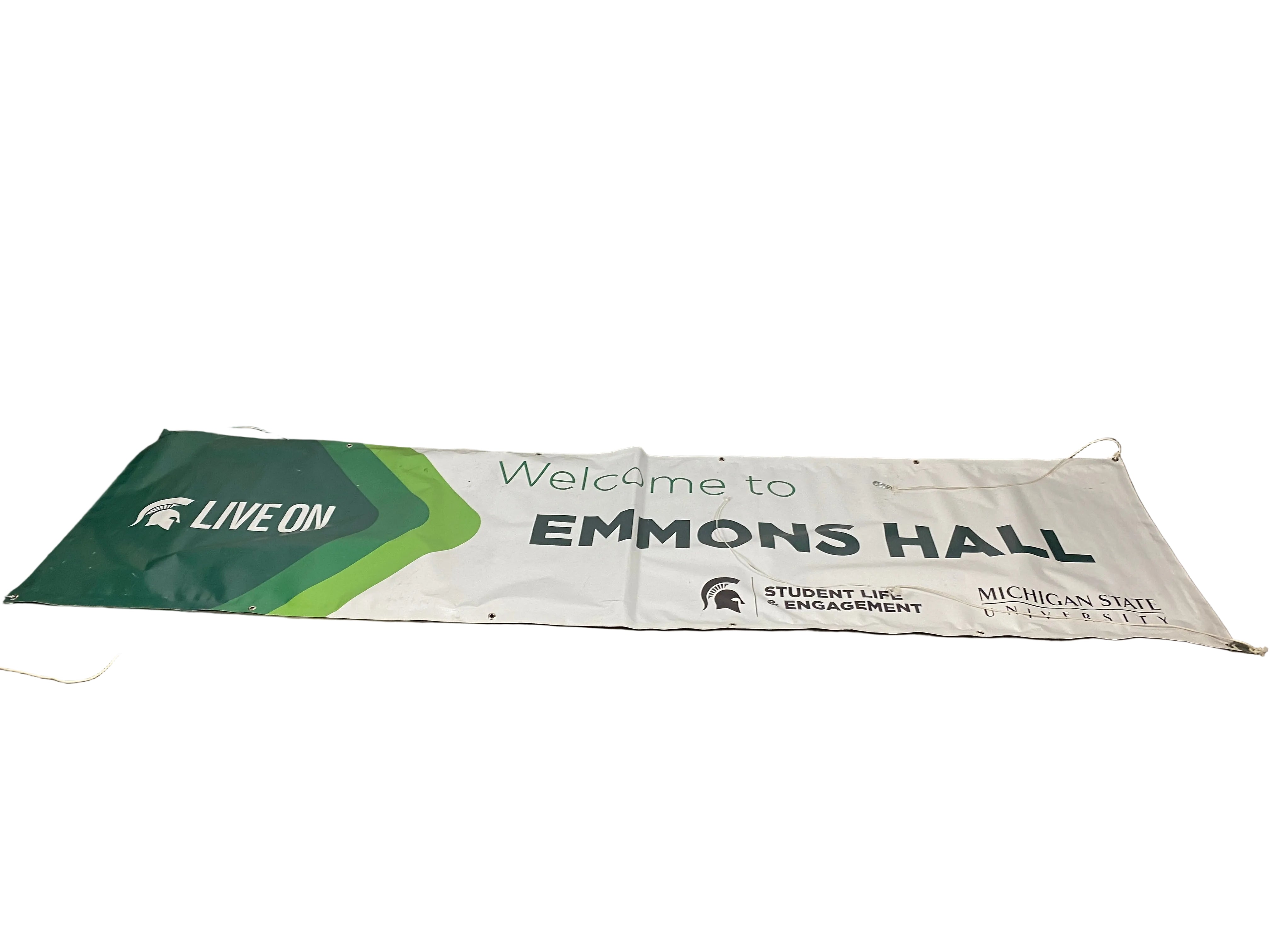 MSU Live On 'Welcome to Emmons Hall'  Banner