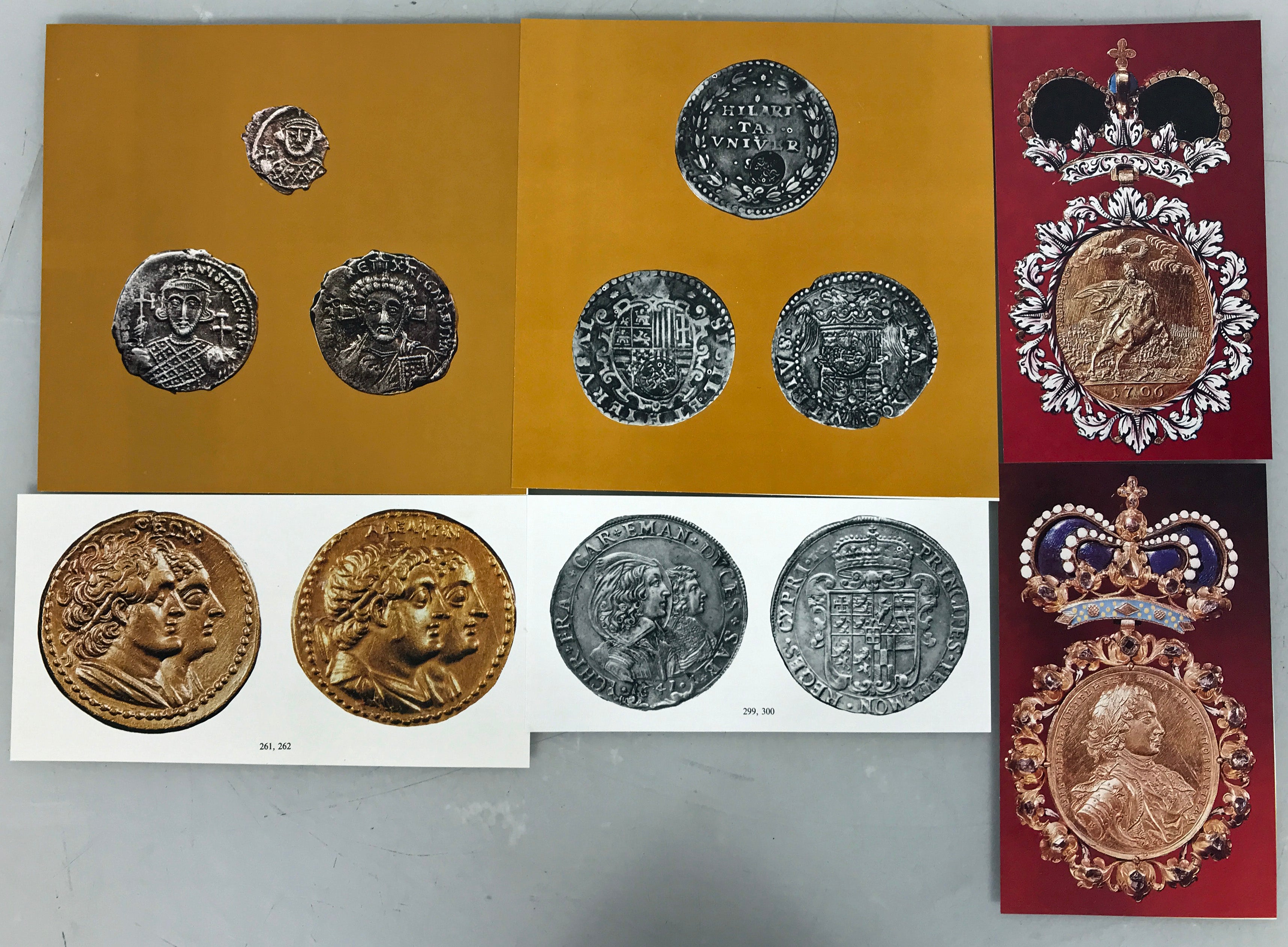 Set of Prints from The Hermitage -Numismatics