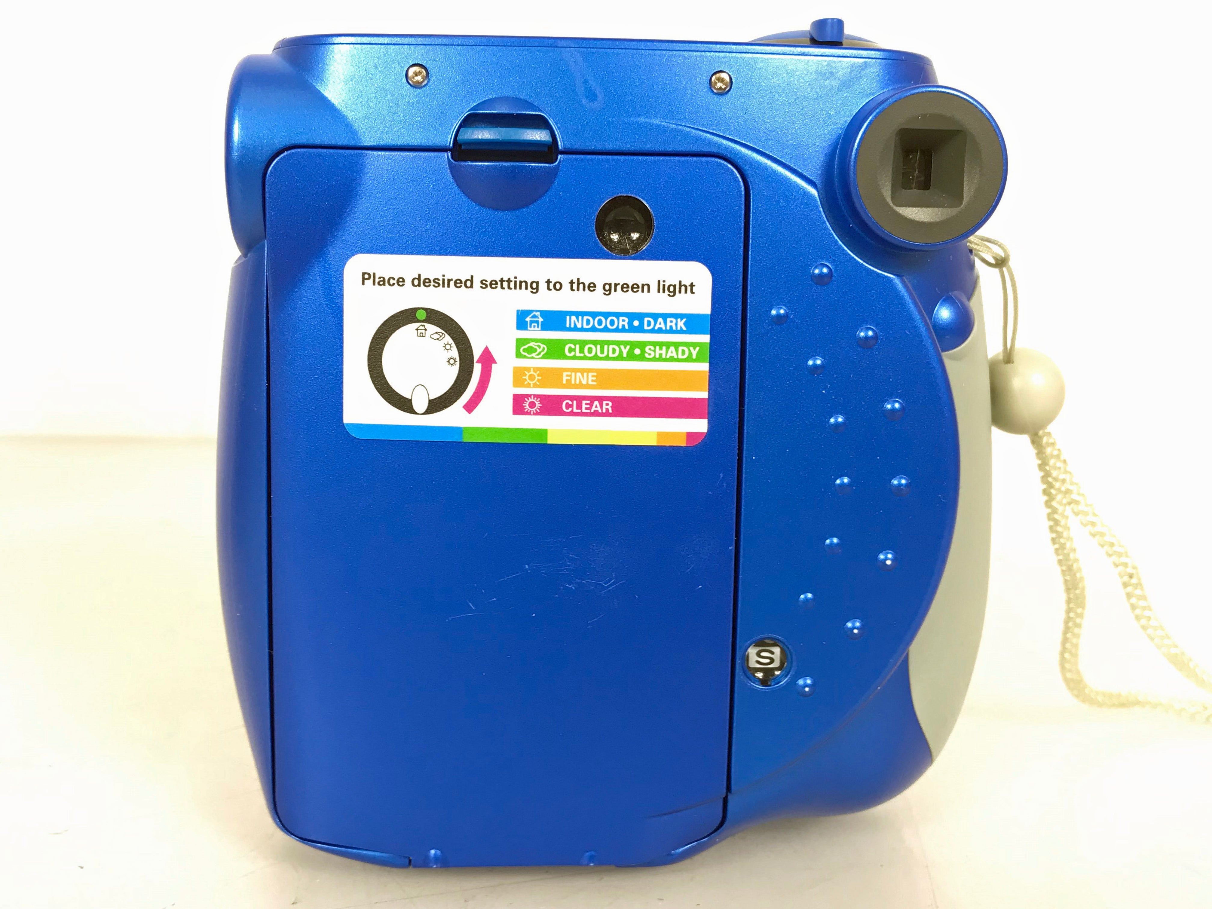 Blue Polaroid 300 Instax Mini Instant Film Camera w/ Film