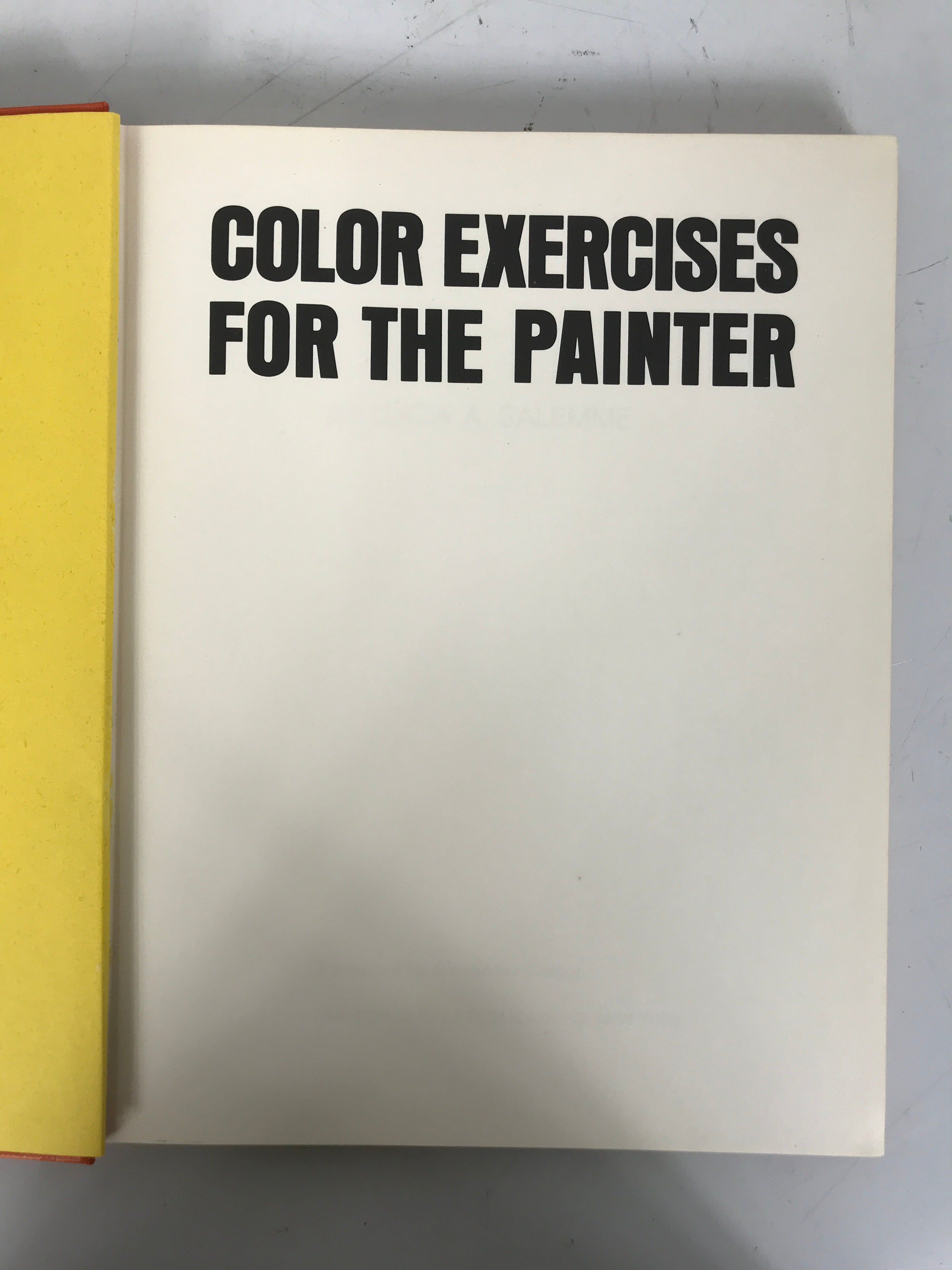 Lot of 2: Learning to Paint/Color Exercises for the Painter 1970 HC