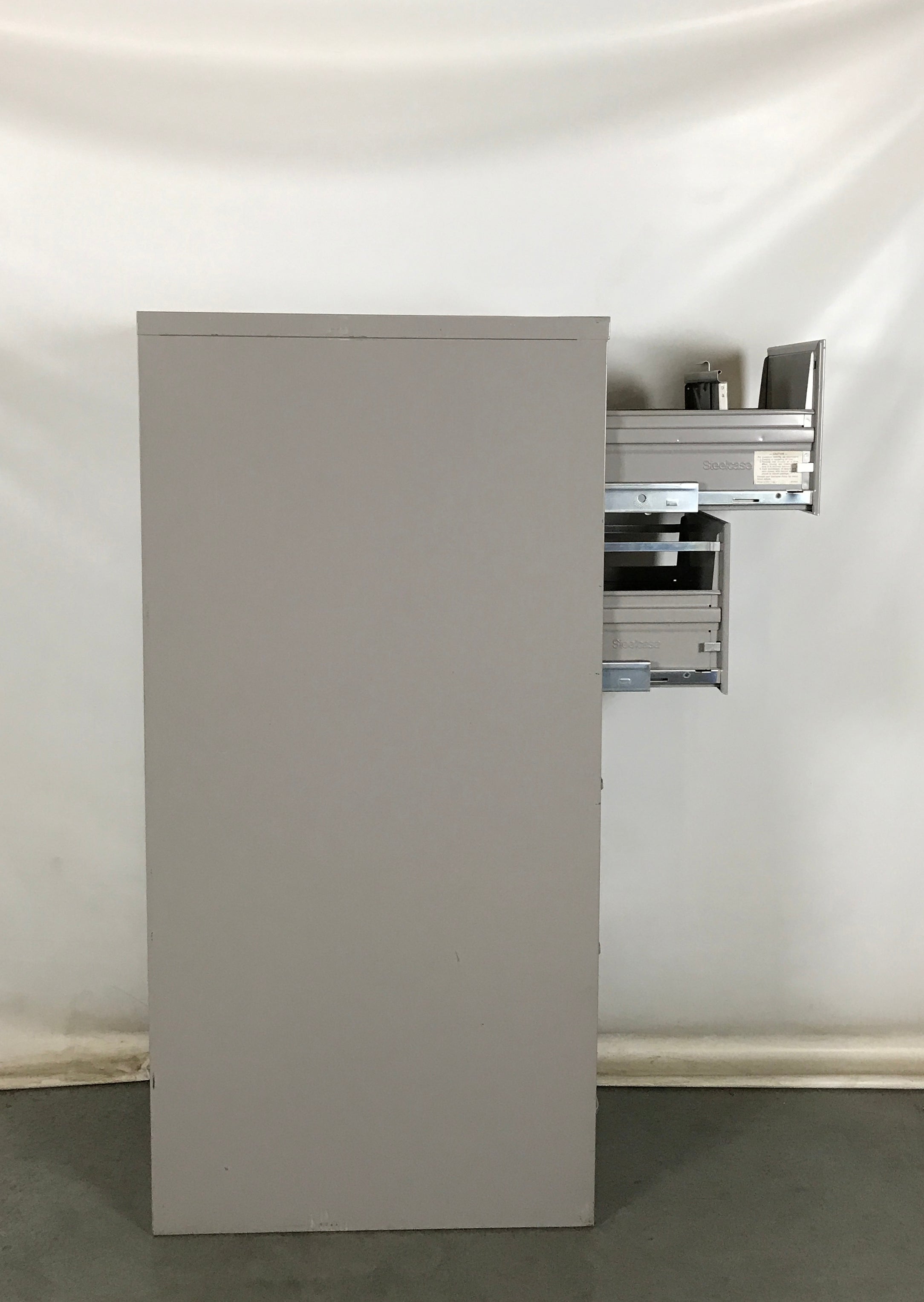 Steelcase Grey 5-Drawer Metal File Cabinet