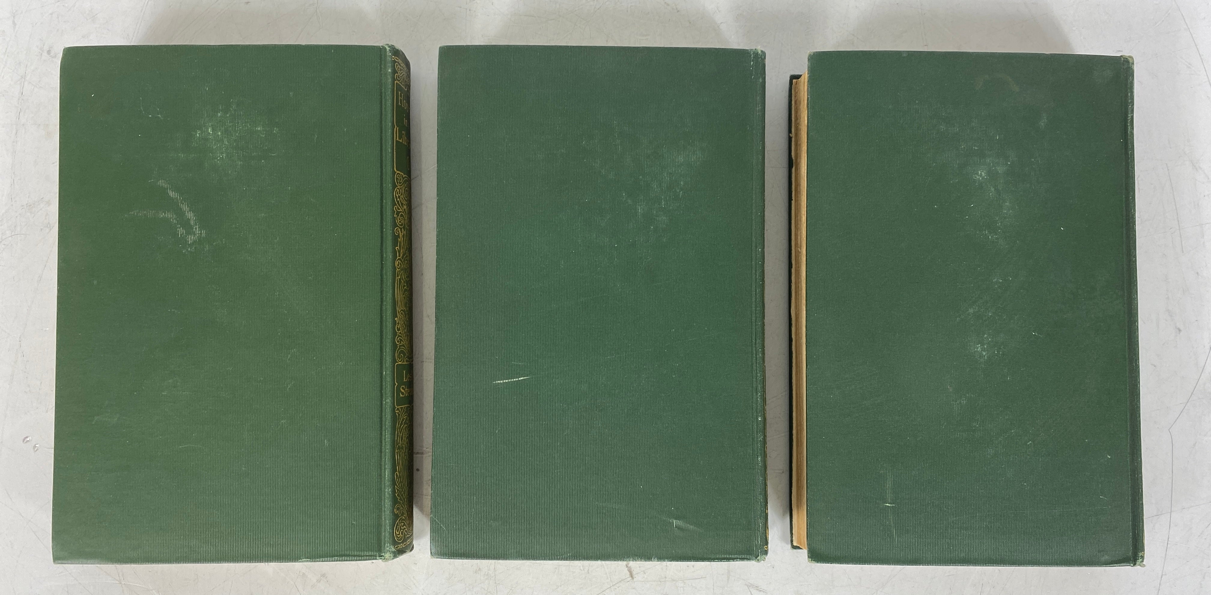 3 Volumes: Hours in a Library by Leslie Stephen (1, 2, 4) 1907 Antique HC