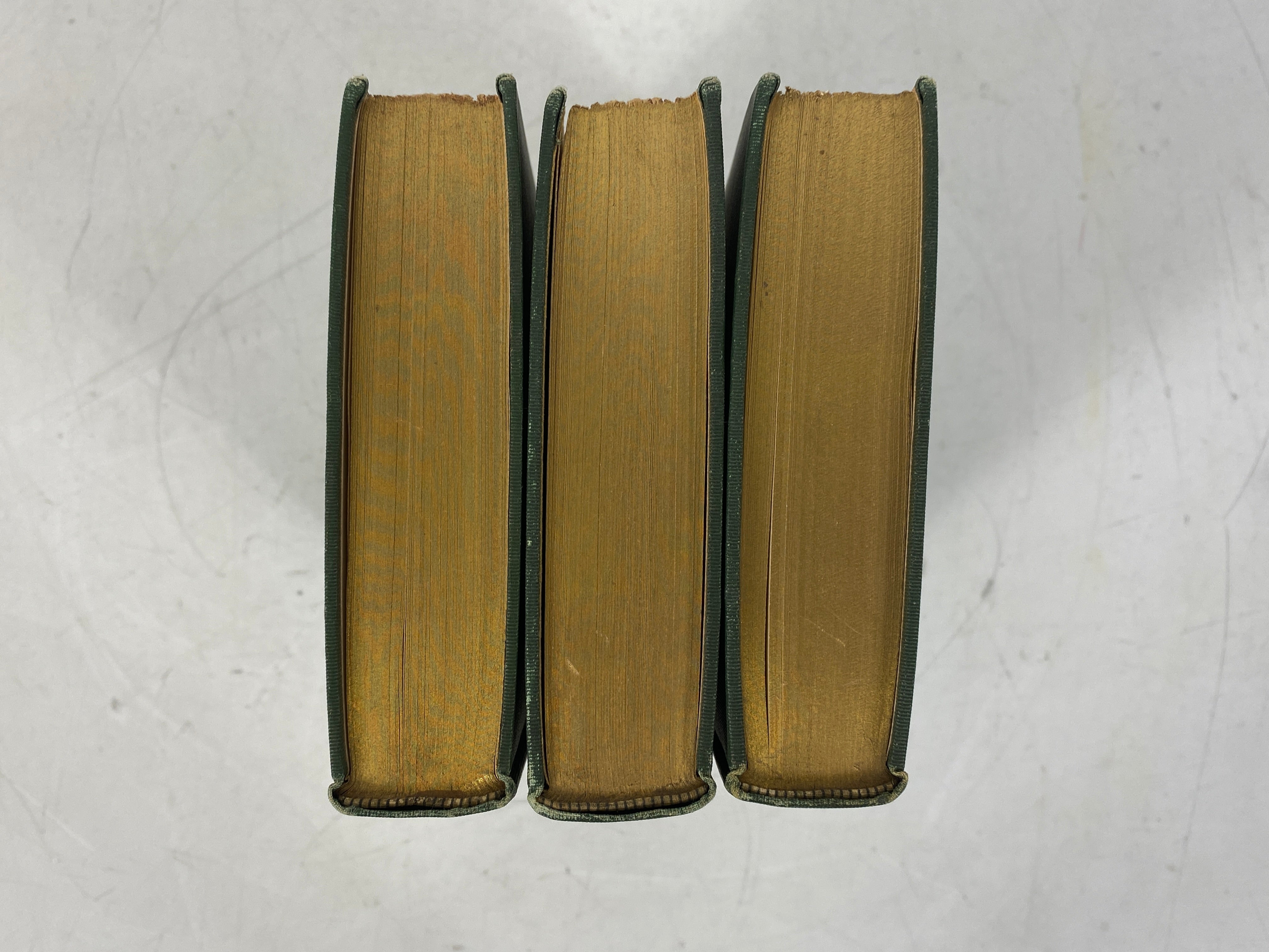 3 Volumes: Hours in a Library by Leslie Stephen (1, 2, 4) 1907 Antique HC